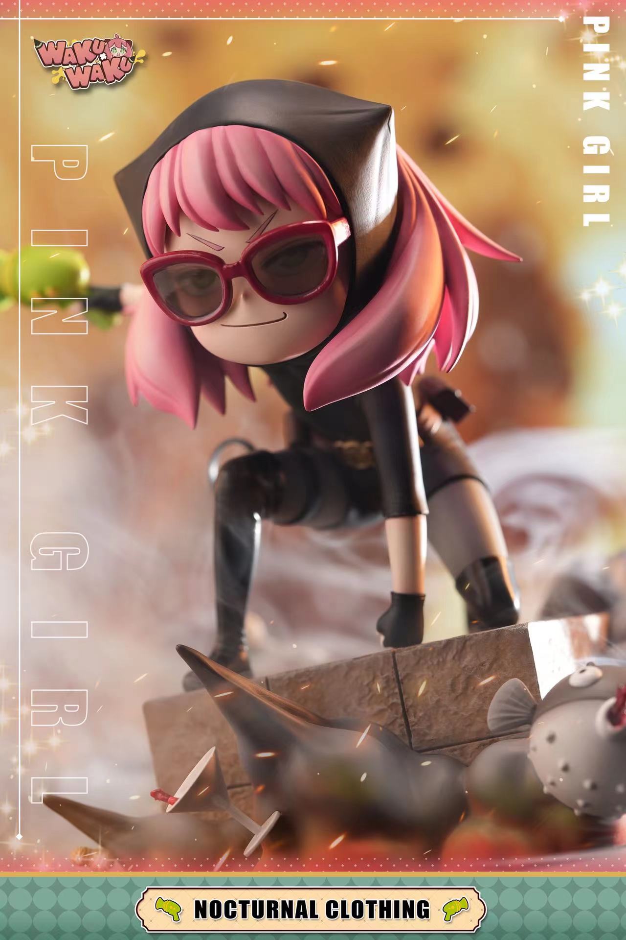 SPY X FAMILY - Black clothes Anya statue GK-WAKUWAKU Studio Pre-sale