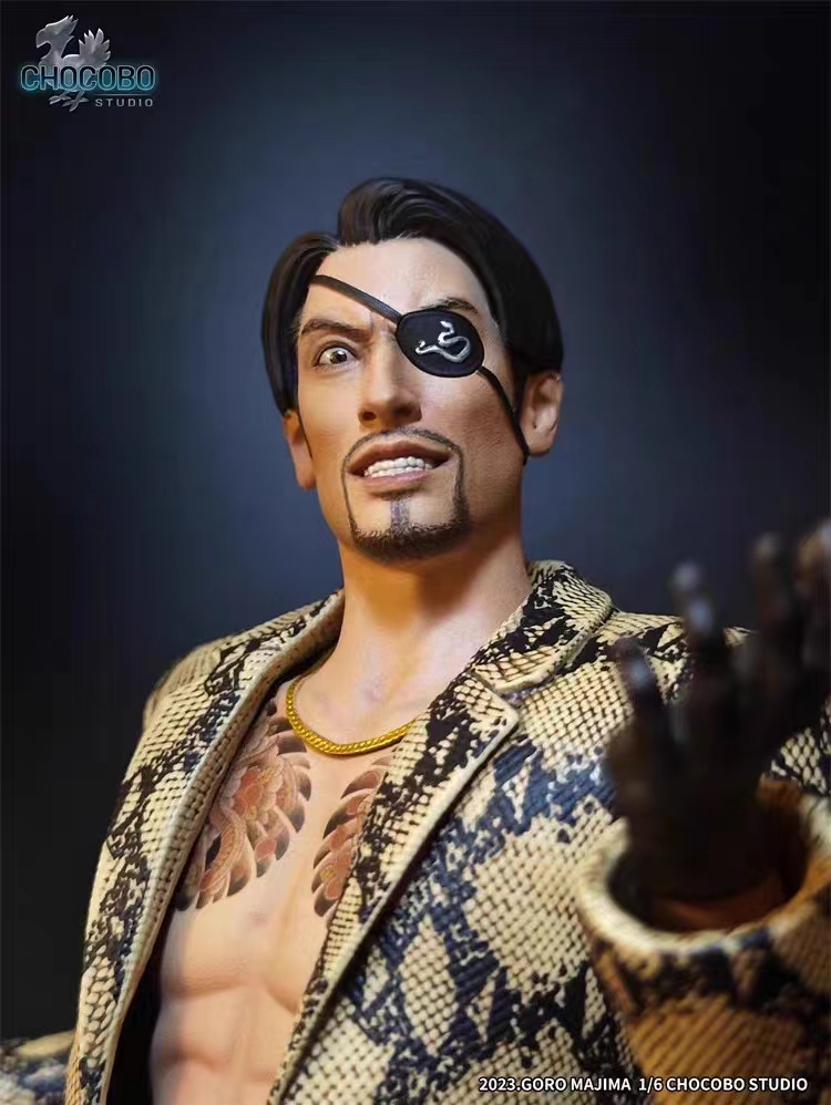 In stock-Ru Long Goro Majima 1/6 statue GK-Chocobo studio