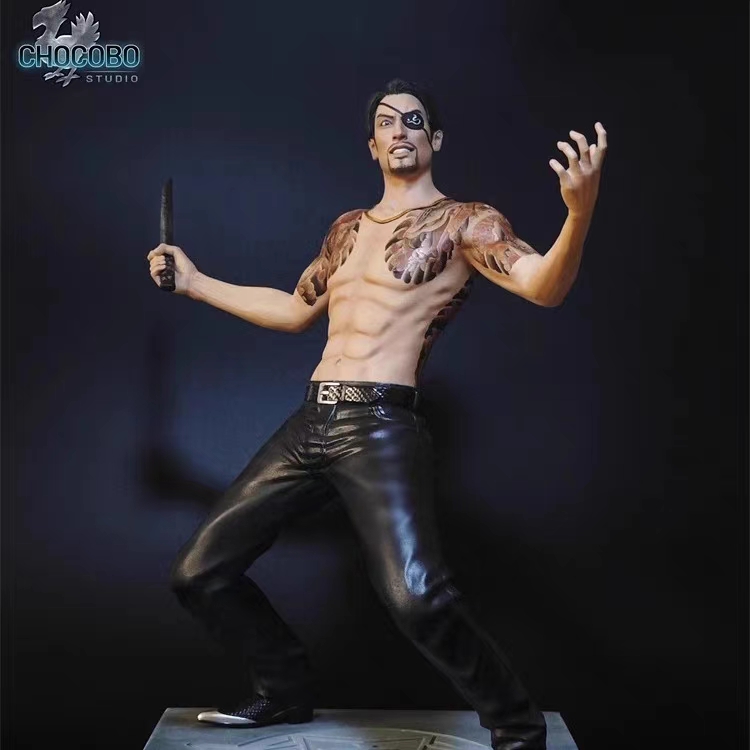 In stock-Ru Long Goro Majima 1/6 statue GK-Chocobo studio