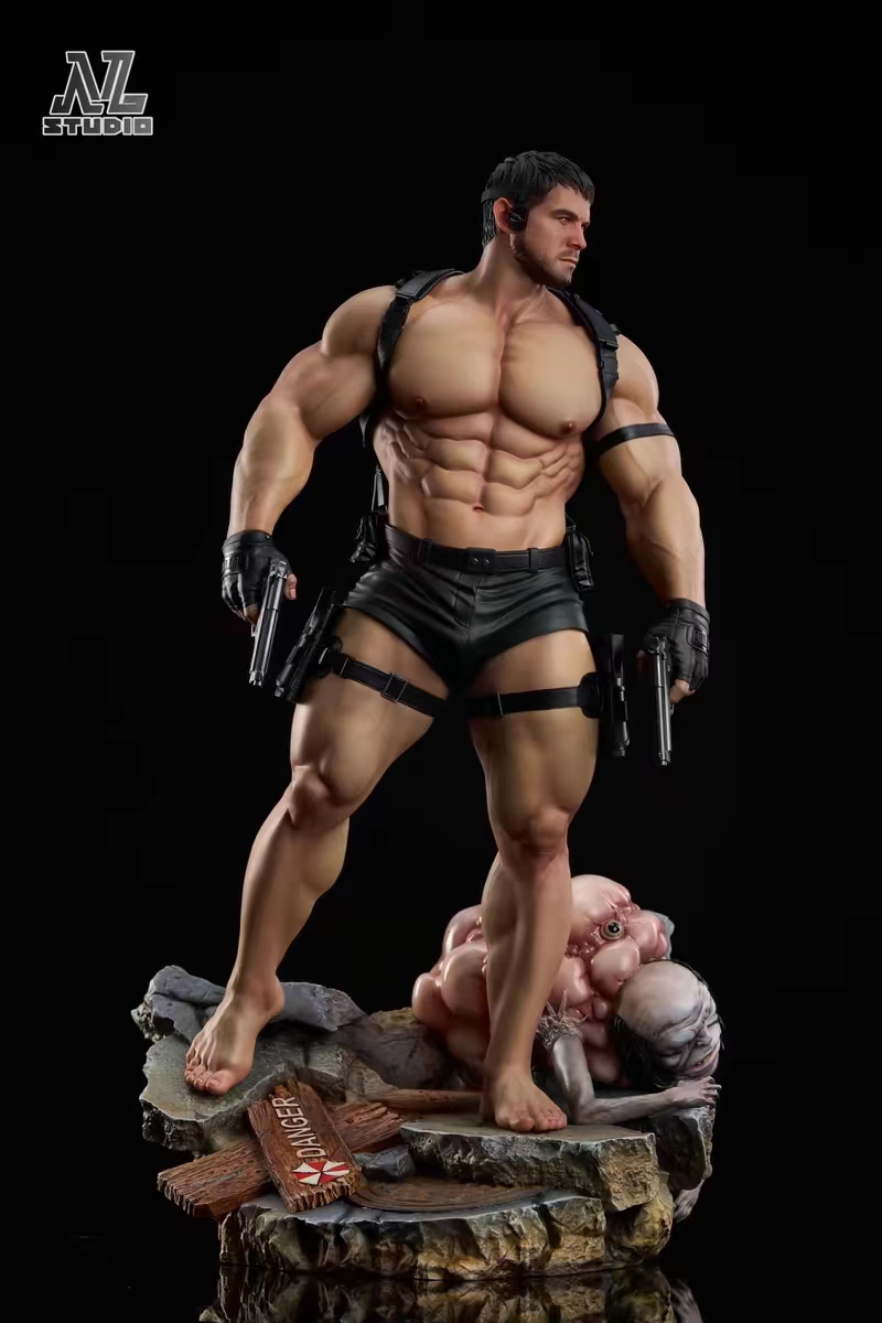 In stock-Resident Evil 8 Chris Redfield 1/6 statue GK(Adult 18+)-NL Studio Pre-sale