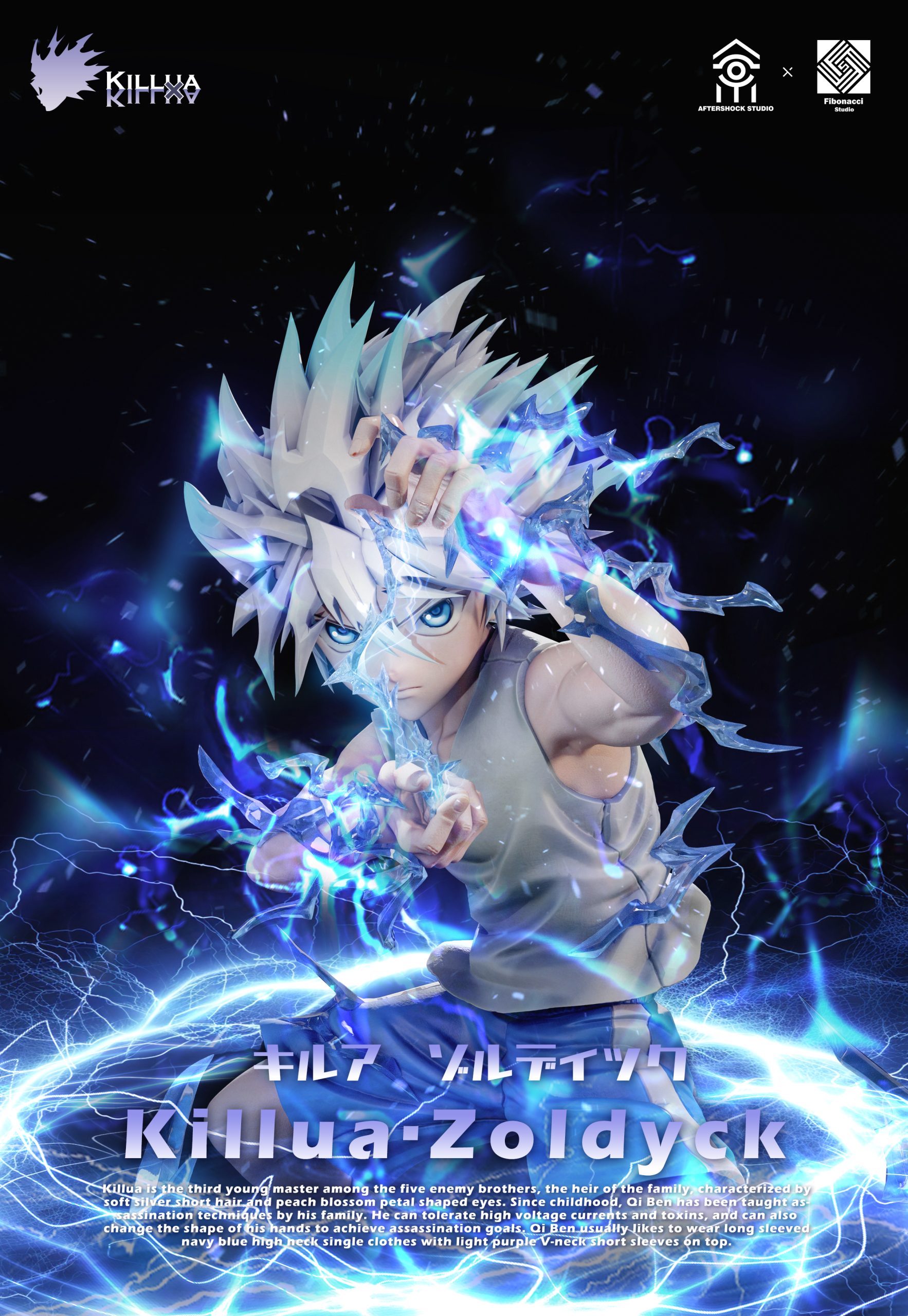 HUNTER × HUNTER Killua Zoldyck & Gon Freecss Statue(GK) -Aftershock Studio & Fibonacci Studio