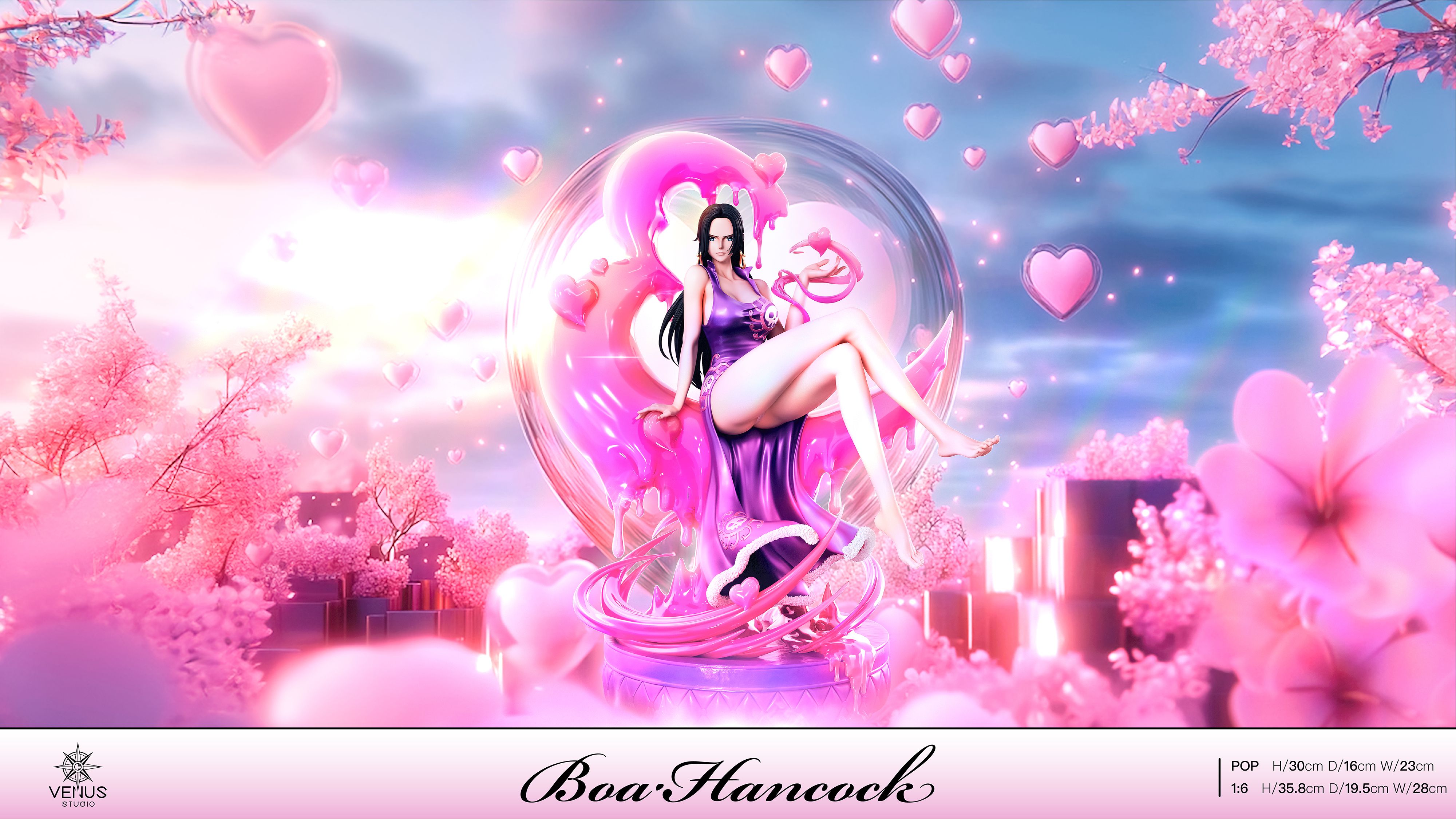 One Piece Boa Hancock 1/6 & POP Statue GK-Venus Studio Pre-sale-KWII-GK