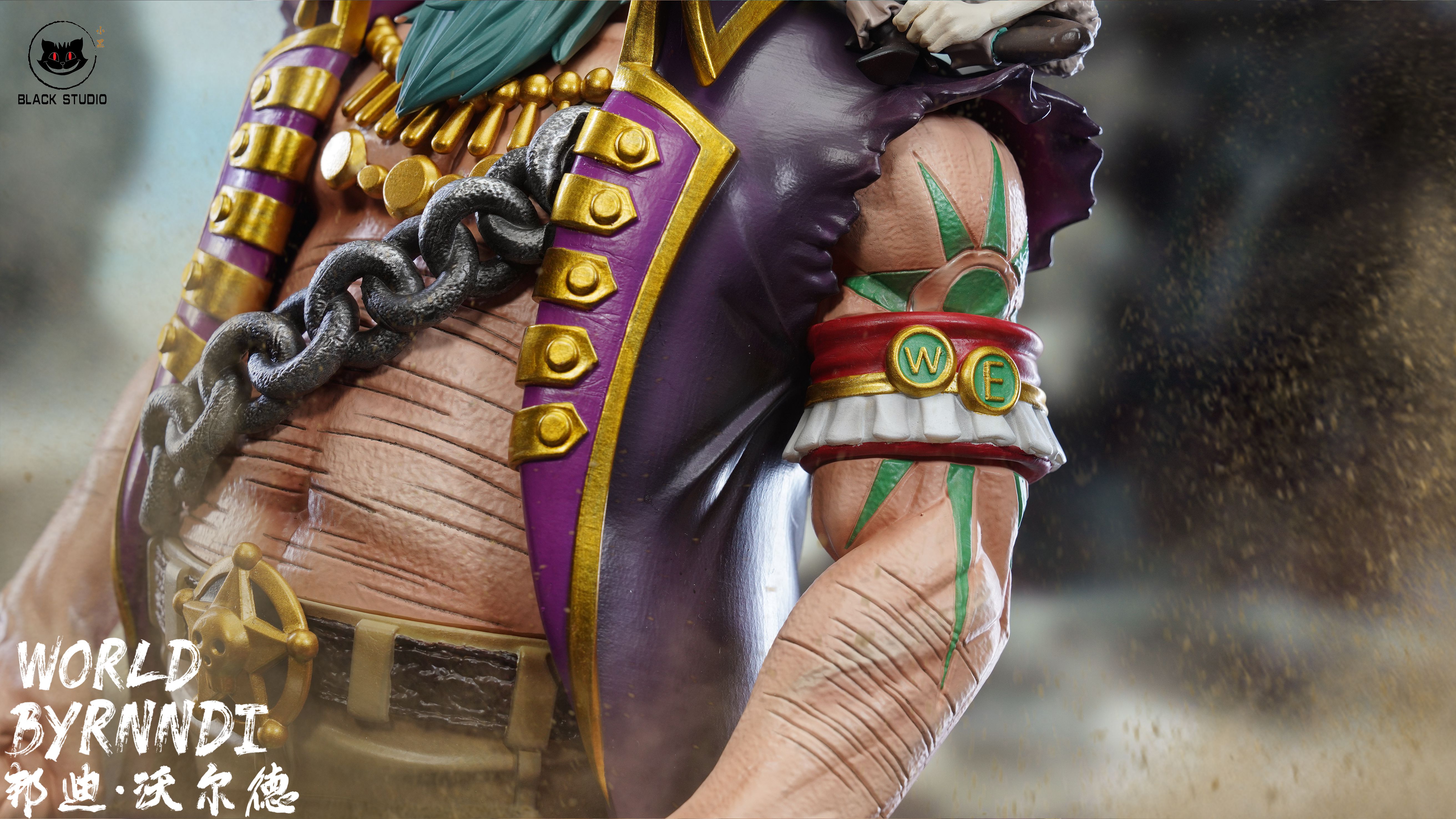 One Piece Private Series Movie Boss Byrnndi World Statue GK-Black Studio Pre-sale