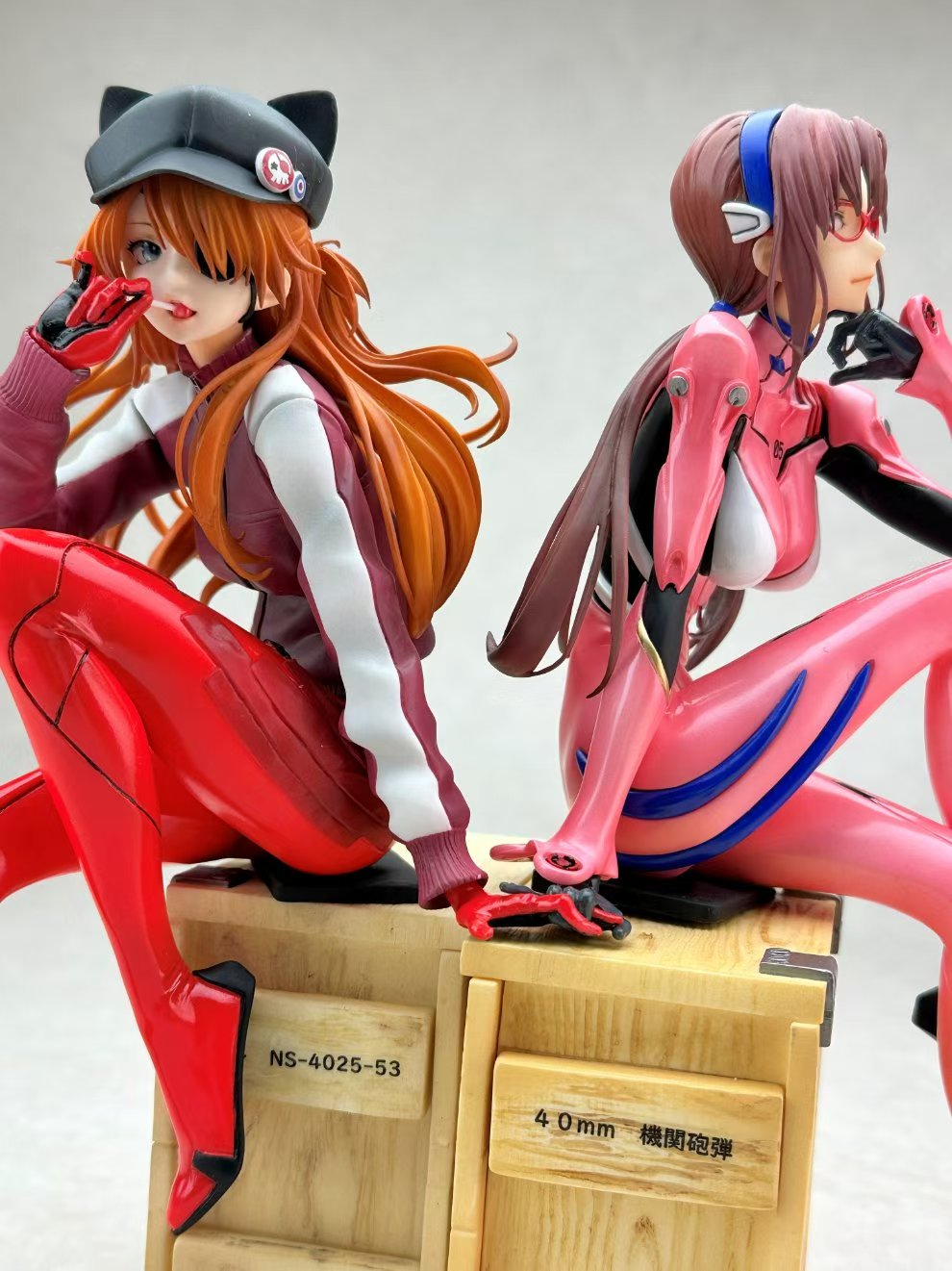 EVA Asuka Langley Soryu and Mari Makinami Illustrious 1/6 Statue GK-Dragon Stone Studio Pre-sale