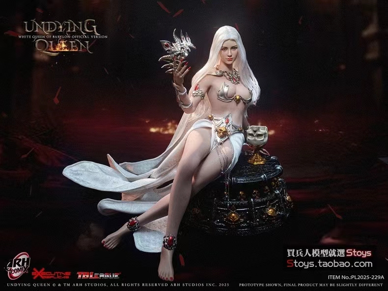 White Queen of Babylon 1/6 Scale Action Figure PL2025-229A & PL2025-229B (Licensed)-TBLeague Pre-sale-KWII-GK