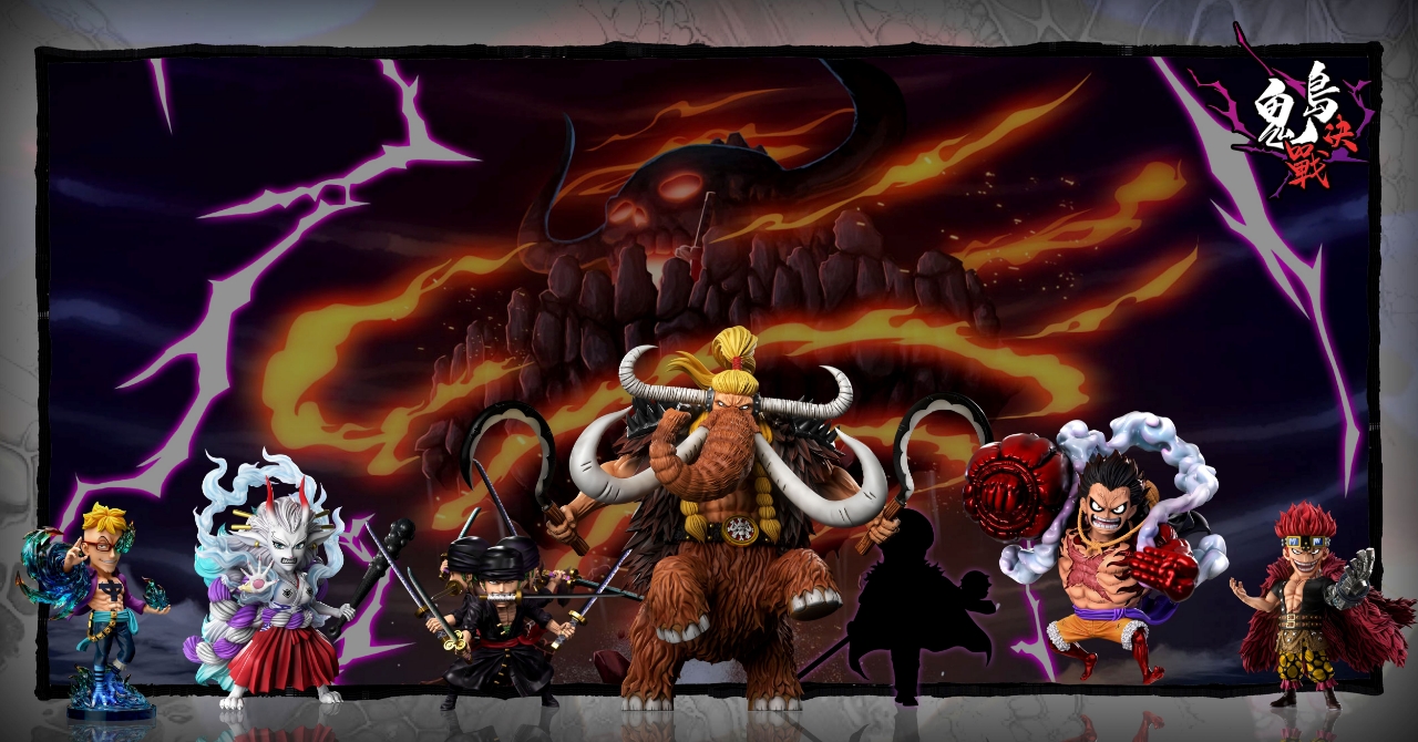 One Piece Onigashima Decisive Battle 6th Beast Yamato Statue GK-A+ Research Institute Pre-sale