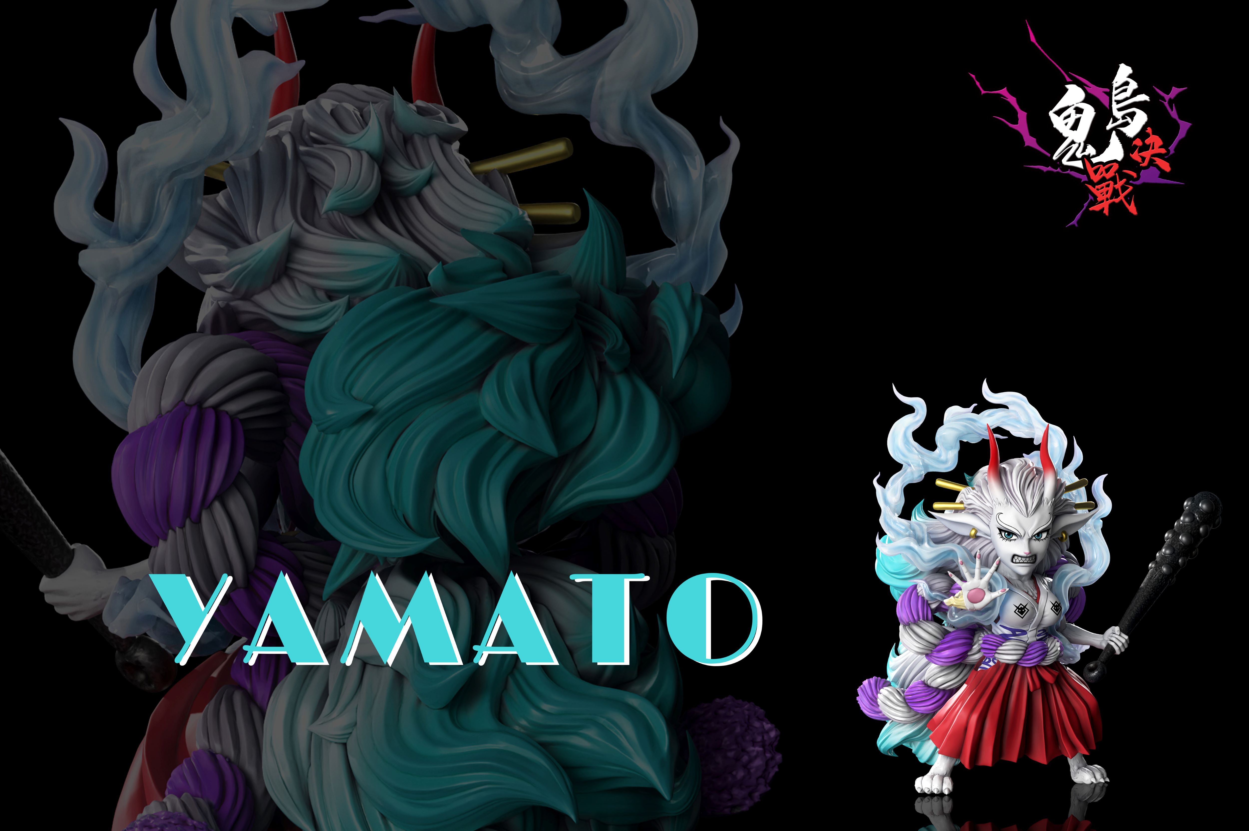 One Piece Onigashima Decisive Battle 6th Beast Yamato Statue GK-A+ Research Institute Pre-sale