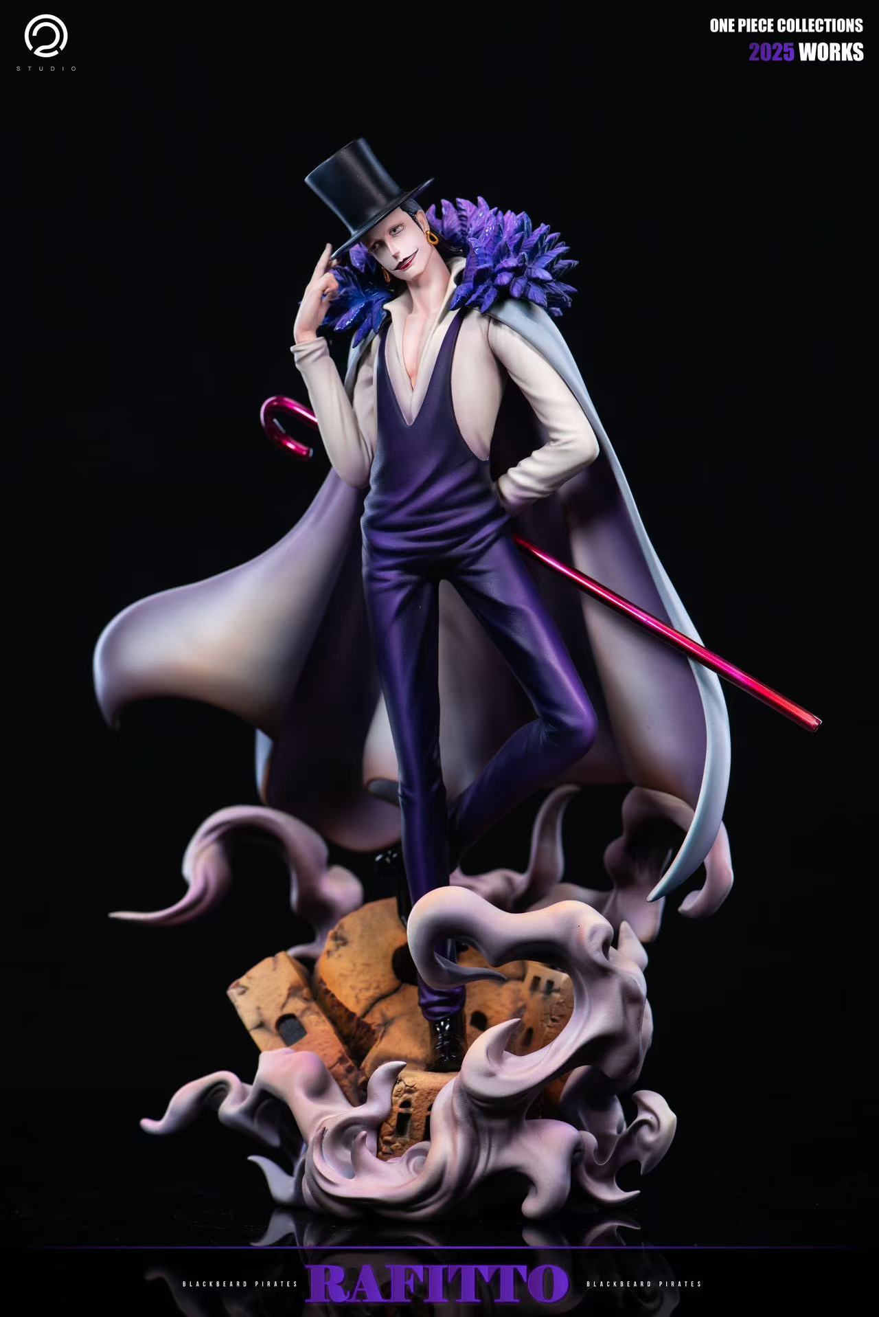 One Piece The Captain of the Blackbeard Pirates' Fifth Ship-Laffitt Statue GK-C2 Studio Pre-sale
