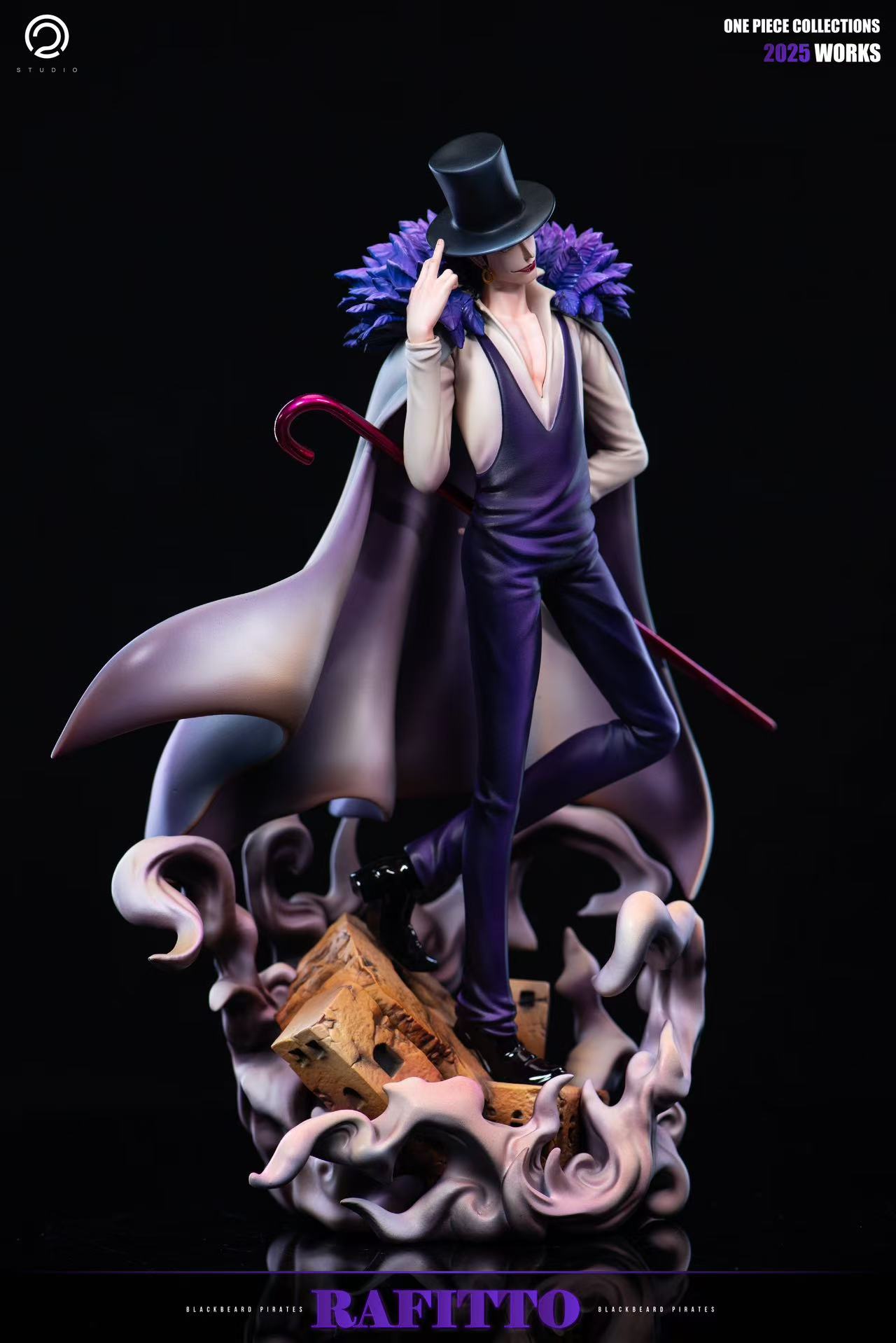 One Piece The Captain of the Blackbeard Pirates' Fifth Ship-Laffitt Statue GK-C2 Studio Pre-sale