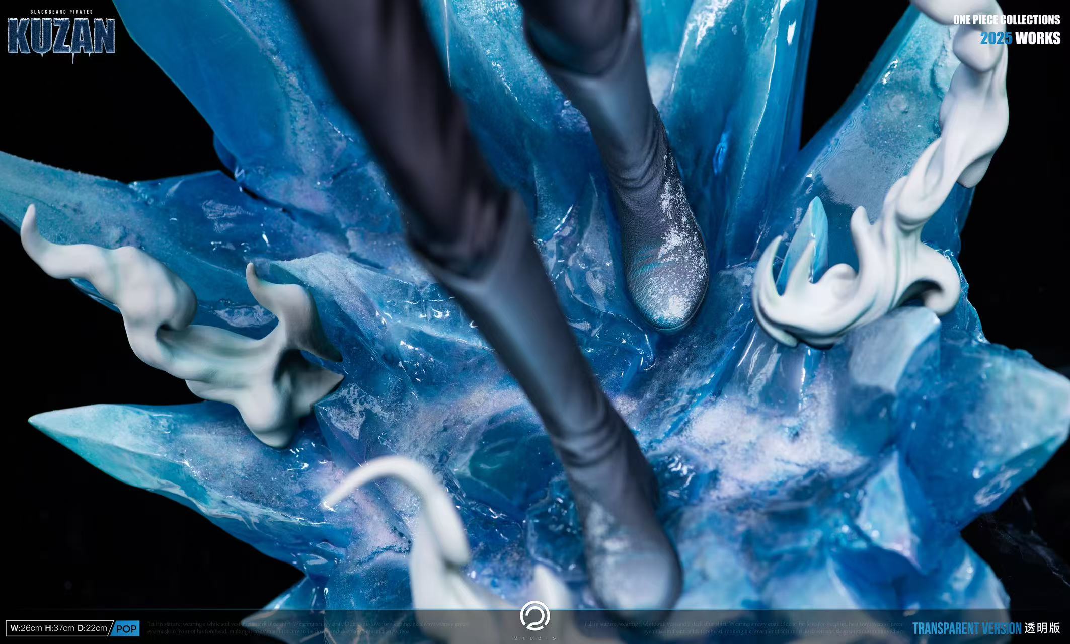 One Piece Blackbeard Pirates Captain Kuzan Statue GK-C2 STUDIO Pre-sale