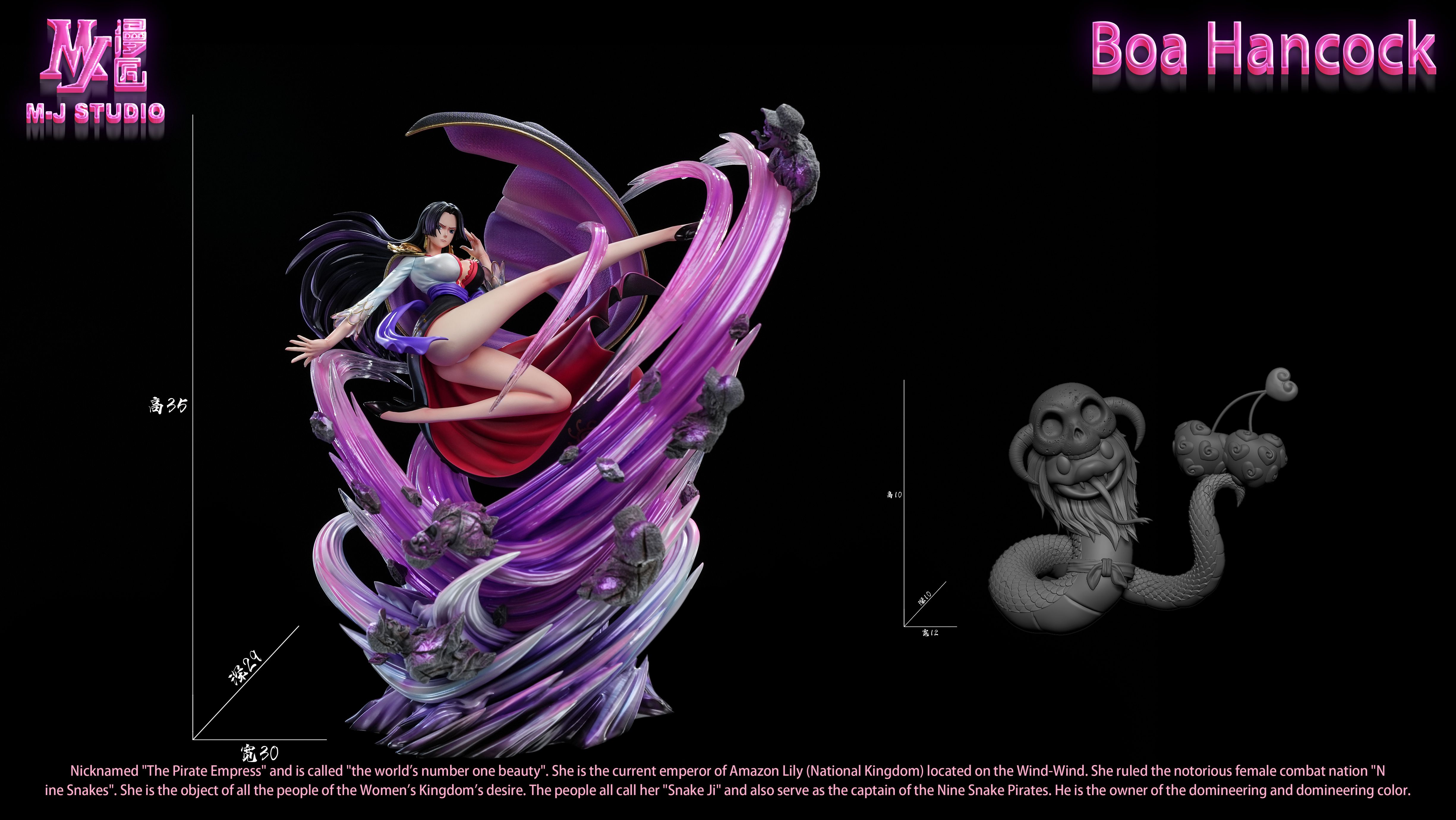 One Piece Boa Hancock Statue GK-MJ Studio Pre-sale