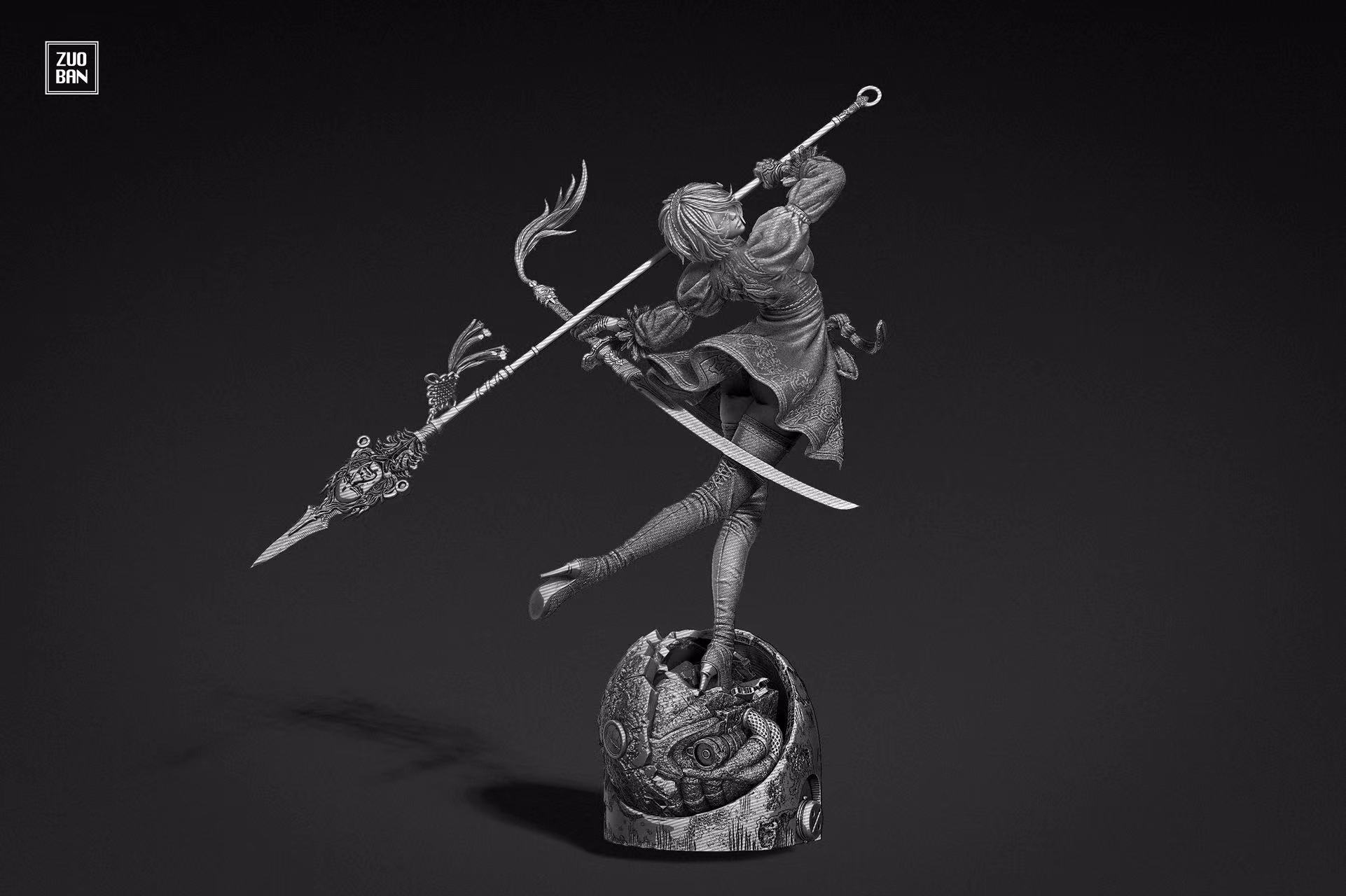 NieR: Automata 2B Remember 1728 Statue GK-ZuoBan Studio Pre-sale