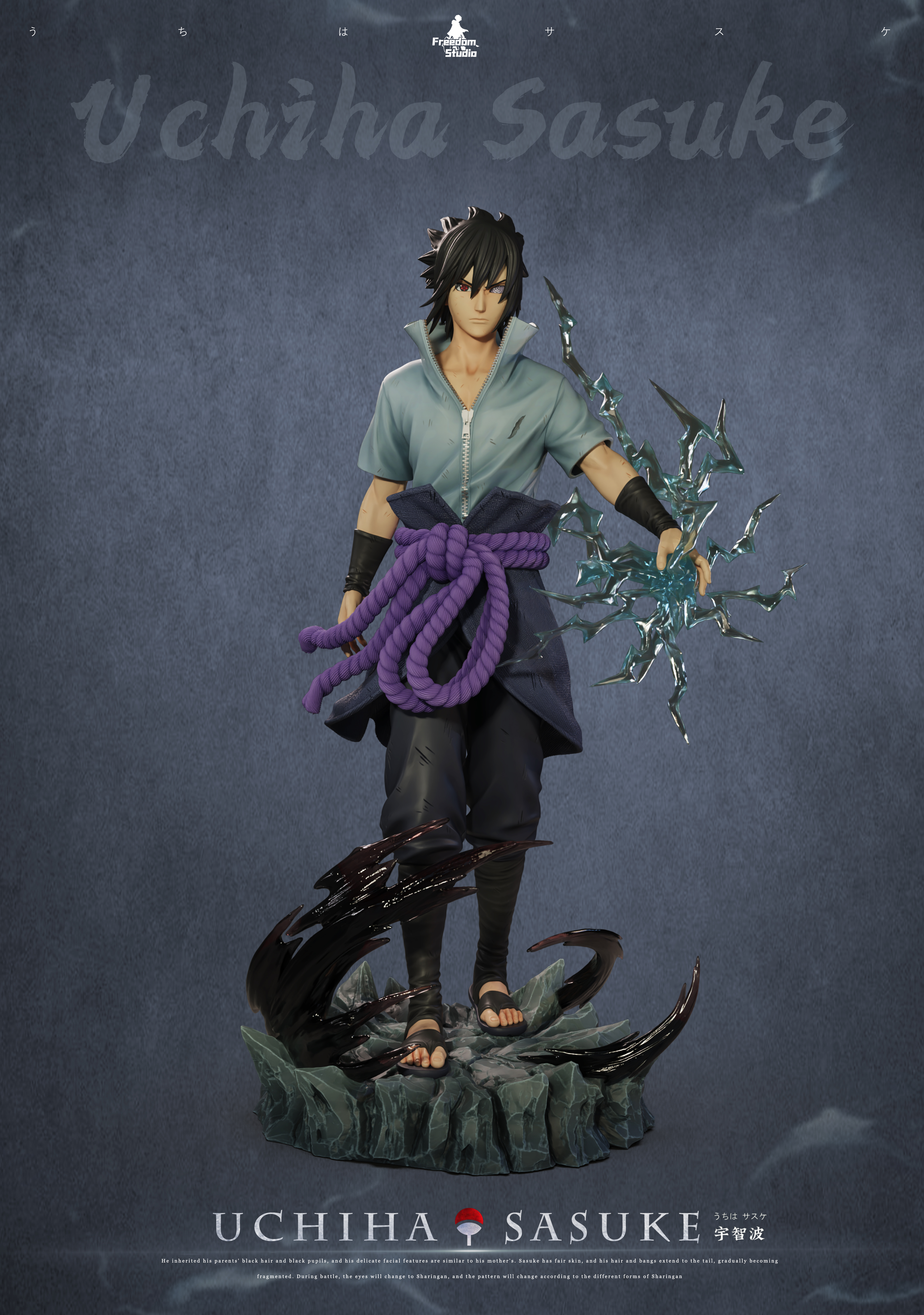 Naruto Uchiha Sasuke Statue GK-Freedom Studio Pre-sale