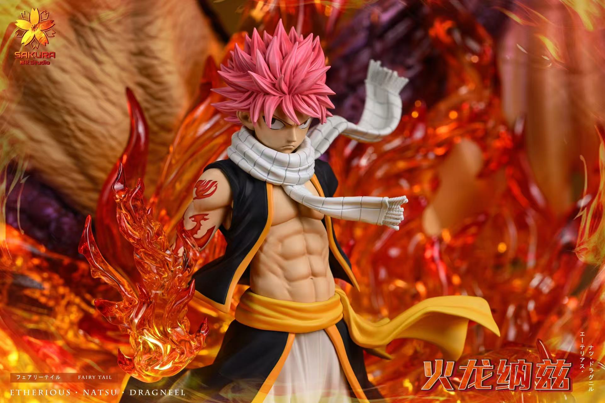 Fairy Tail 01 The Fire Dragon Natsu Dragneel STATUE GK-SAKURA Studio Pre-sale