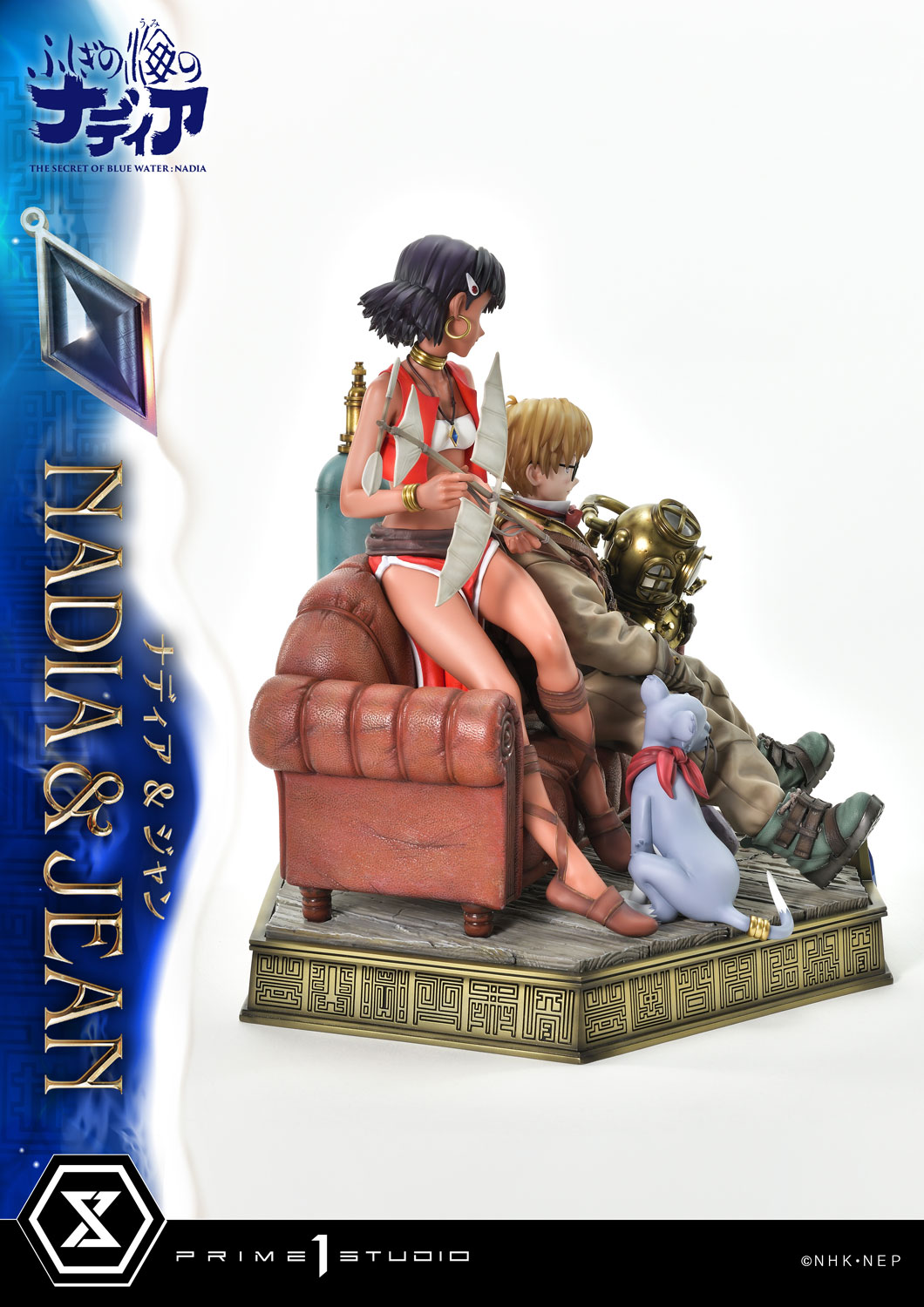 THE SECRET OF BLUE WATER-NADIA NADIA and JEAN Statue GK-Prime 1 Studio Pre-sale