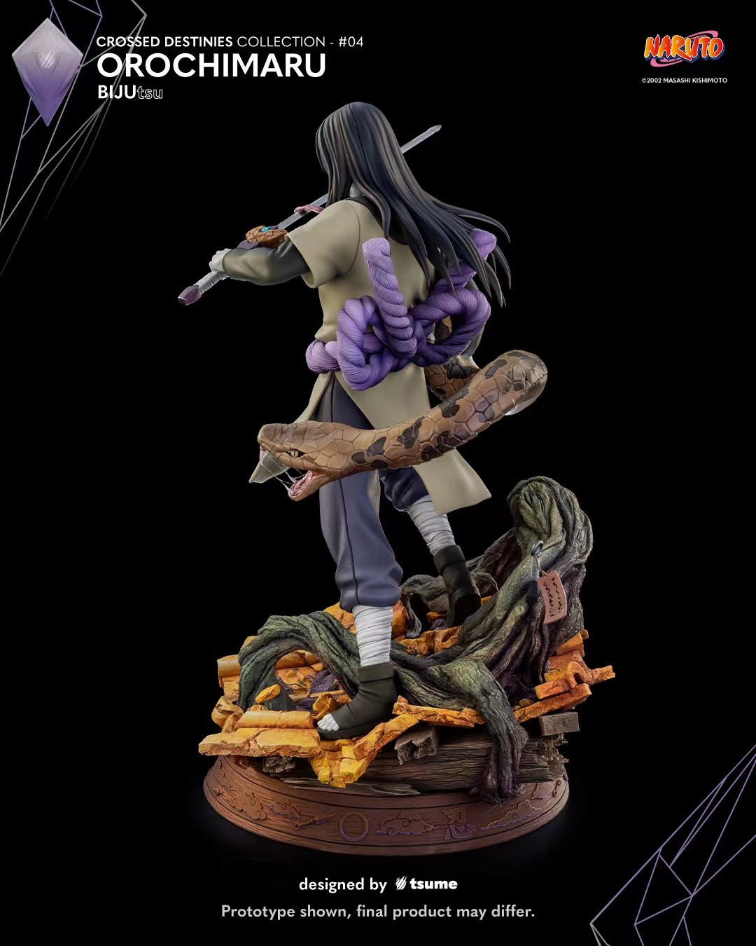 Naruto Orochimaru BIJUtsu (Licensed) 1/4 STATUE GK-TSUME Studio Pre-sale
