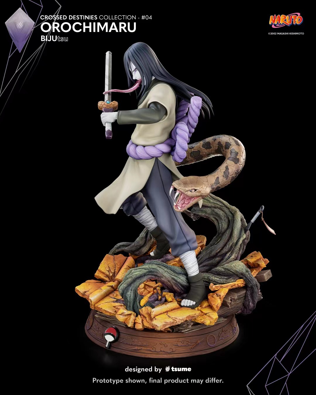 Naruto Orochimaru BIJUtsu (Licensed) 1/4 STATUE GK-TSUME Studio Pre-sale