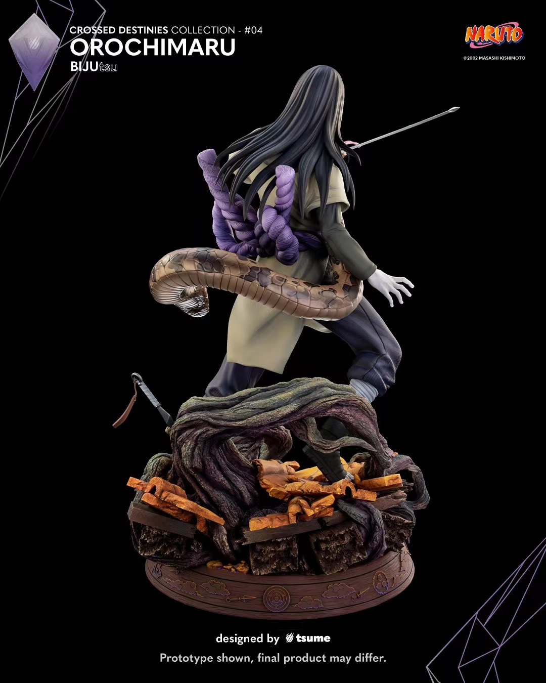 Naruto Orochimaru BIJUtsu (Licensed) 1/4 STATUE GK-TSUME Studio Pre-sale