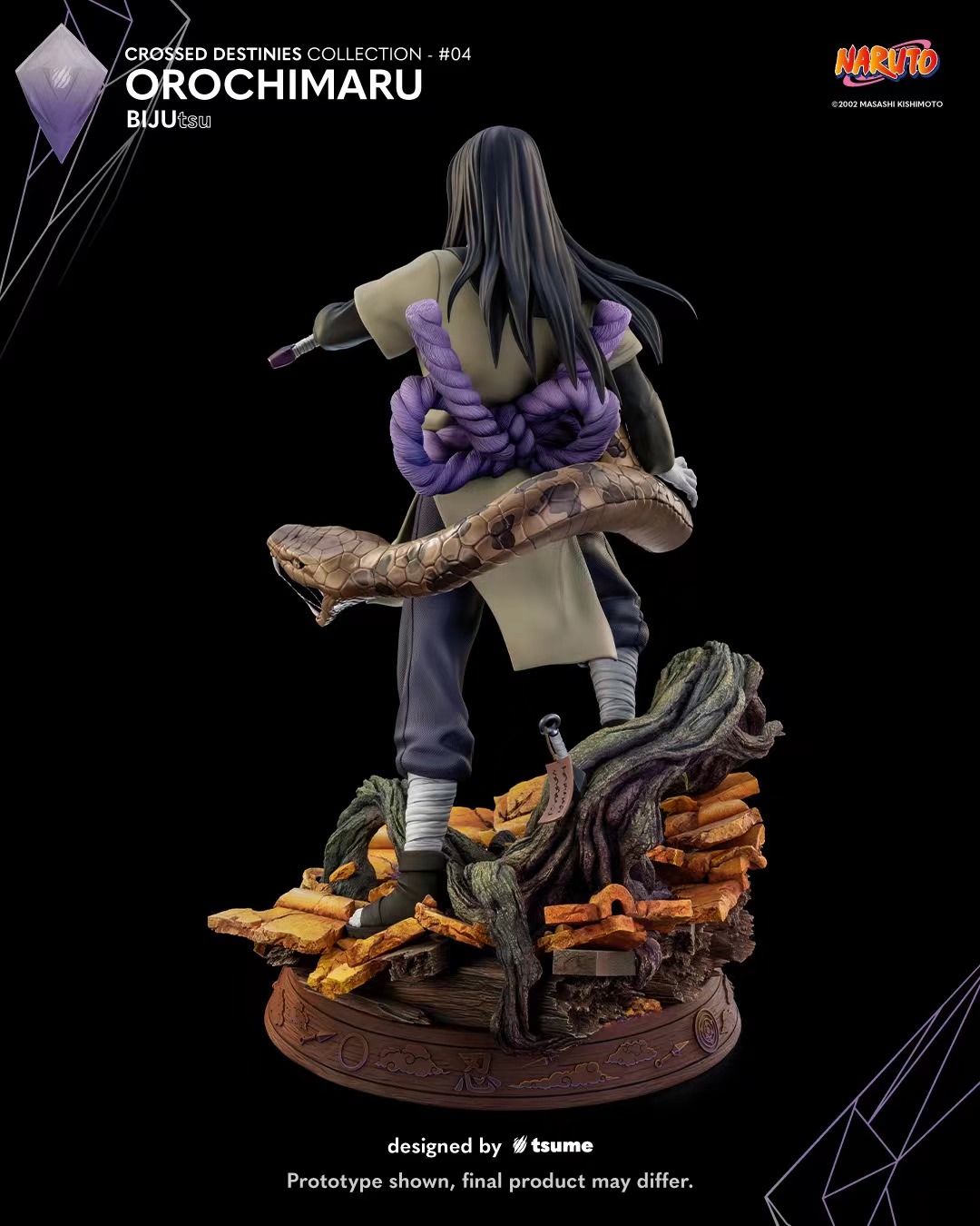 Naruto Orochimaru BIJUtsu (Licensed) 1/4 STATUE GK-TSUME Studio Pre-sale