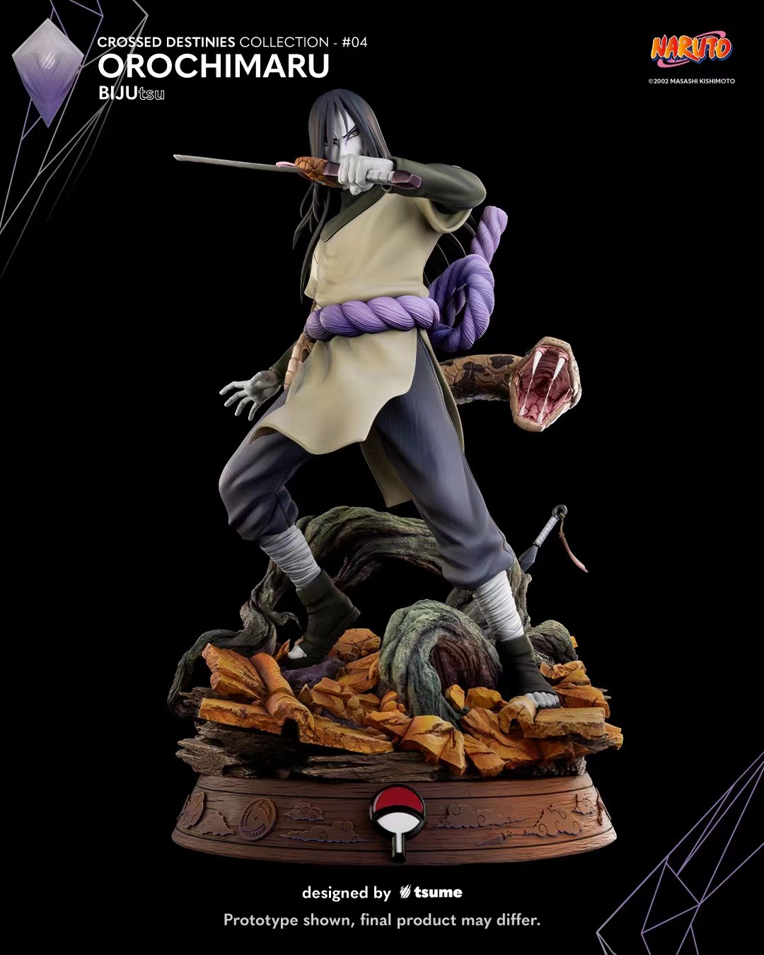 Naruto Orochimaru BIJUtsu (Licensed) 1/4 STATUE GK-TSUME Studio Pre-sale