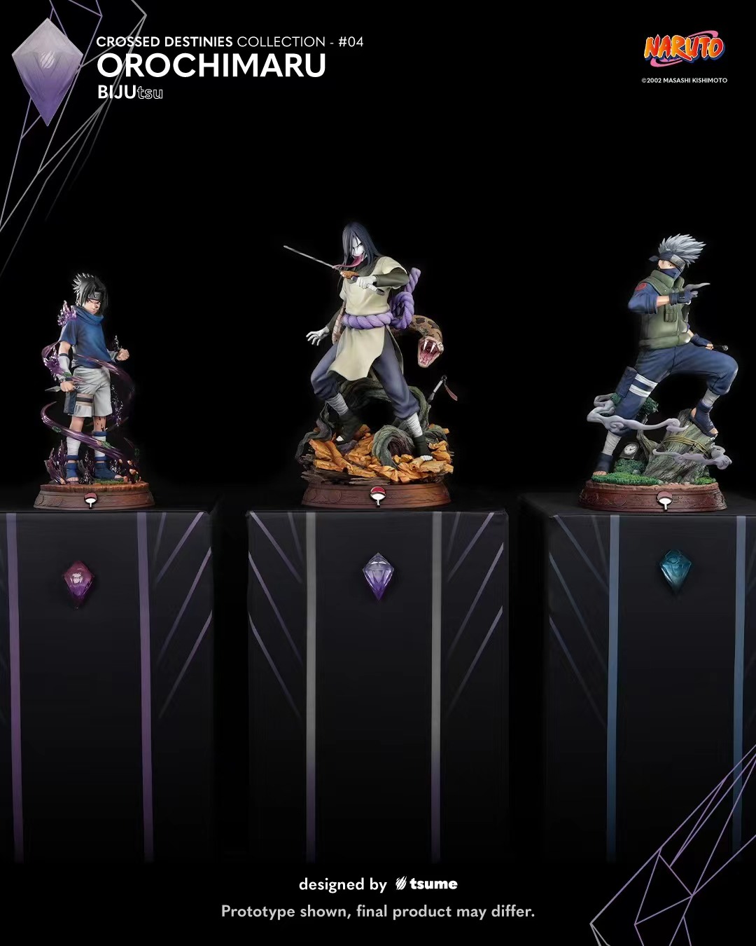 Naruto Orochimaru BIJUtsu (Licensed) 1/4 STATUE GK-TSUME Studio Pre-sale