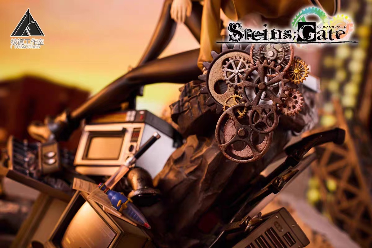 In stock-Steins;Gate Makise Kurisu Game head version 1/7 Statue GK-Prism Studio