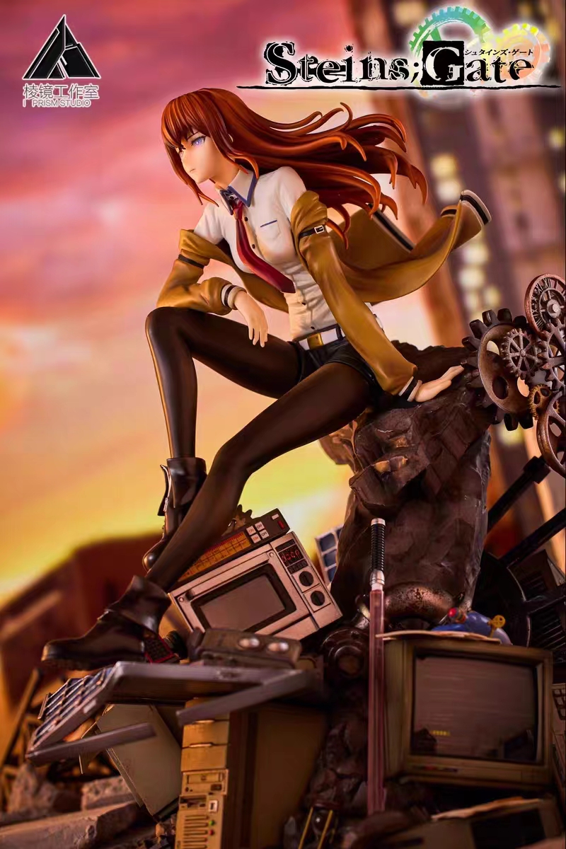 In stock-Steins;Gate Makise Kurisu Game head version 1/7 Statue GK-Prism Studio