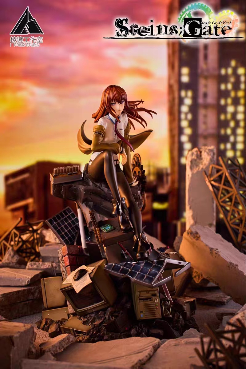 In stock-Steins;Gate Makise Kurisu Game head version 1/7 Statue GK-Prism Studio