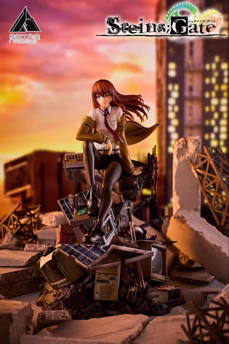 In stock-Steins;Gate Makise Kurisu Game head version 1/7 Statue GK-Prism Studio