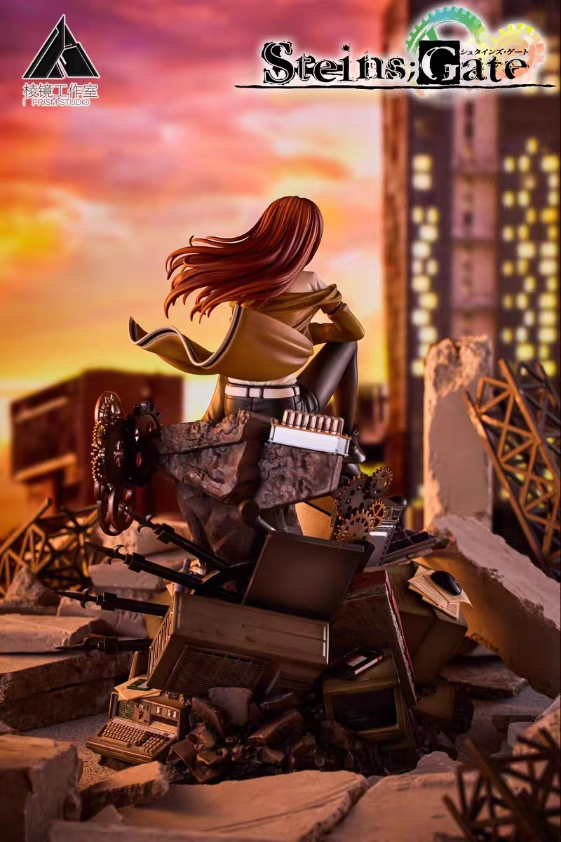 In stock-Steins;Gate Makise Kurisu Game head version 1/7 Statue GK-Prism Studio