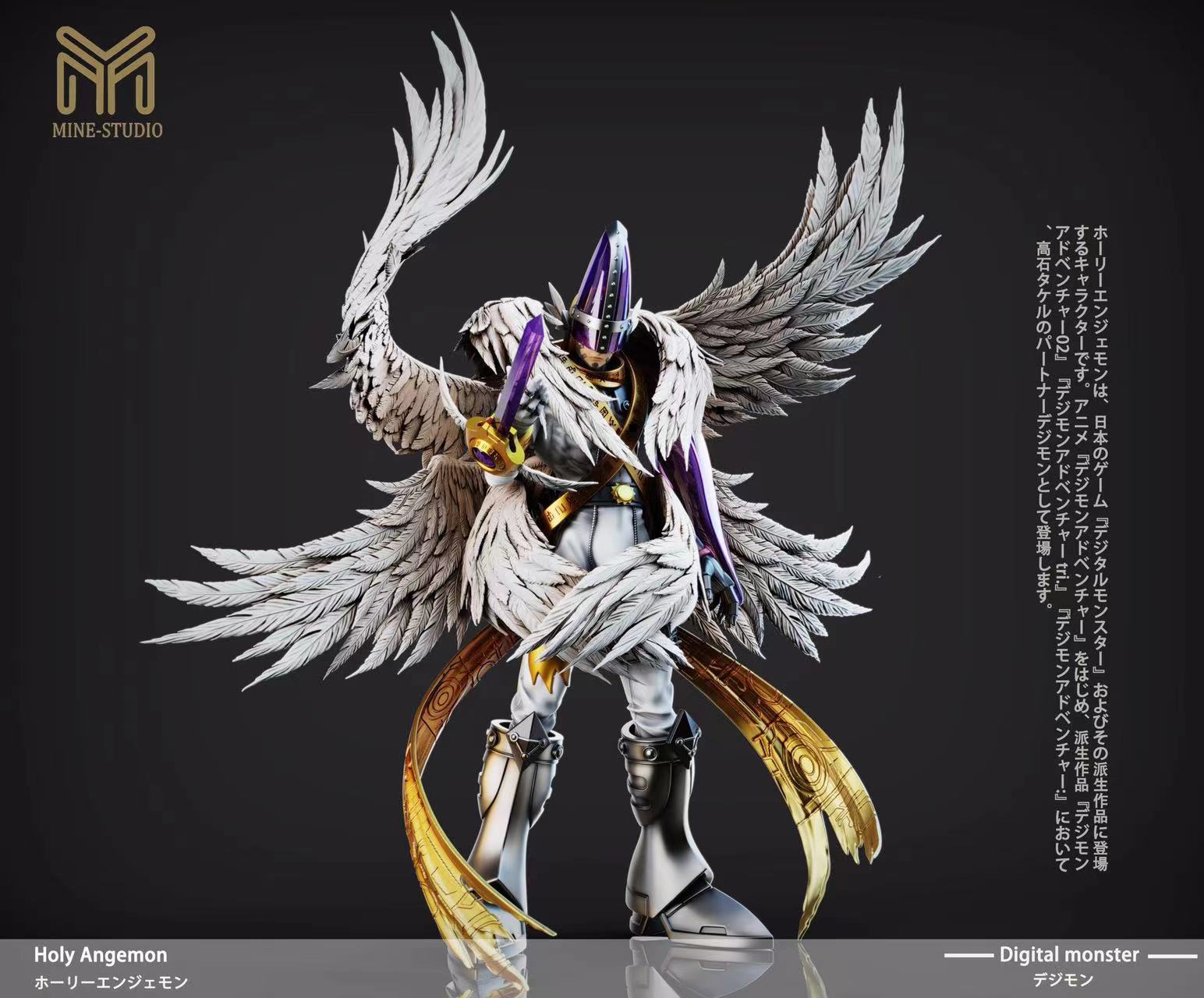 Digimon-HolyAngemon Statue GK-MINE Studio Pre-sale