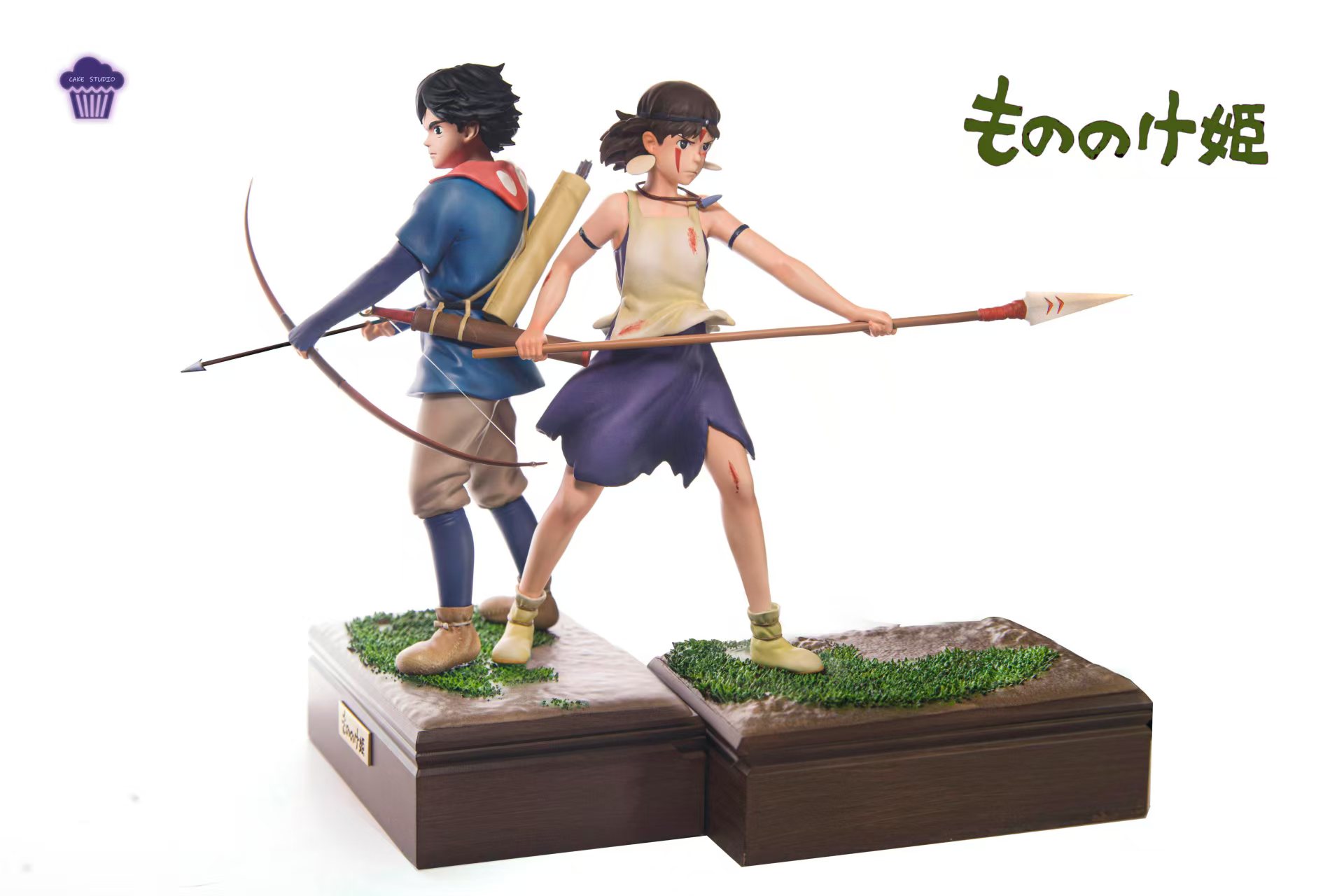  Hayao Miyazaki Series  001 Princess Mononoke Statue (GK) - Cake Studio