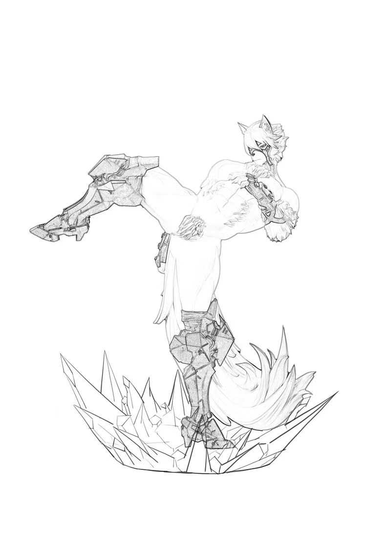 Zenless Zone Zero Von Lycaon 1/6 Statue GK Figure（Adults 18+Male）-Shan Hai Studio Pre-sale