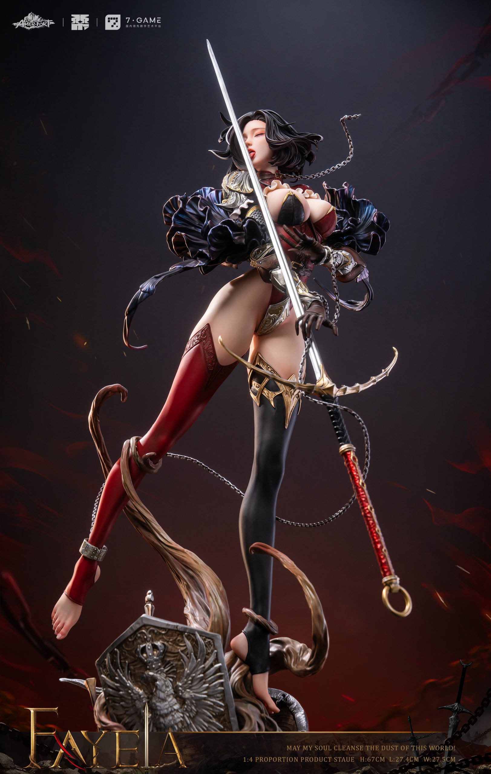 Original AmerFort Sacrifice Knight Fayela (Licensed) Statue GK-PJ Studio Pre-sale