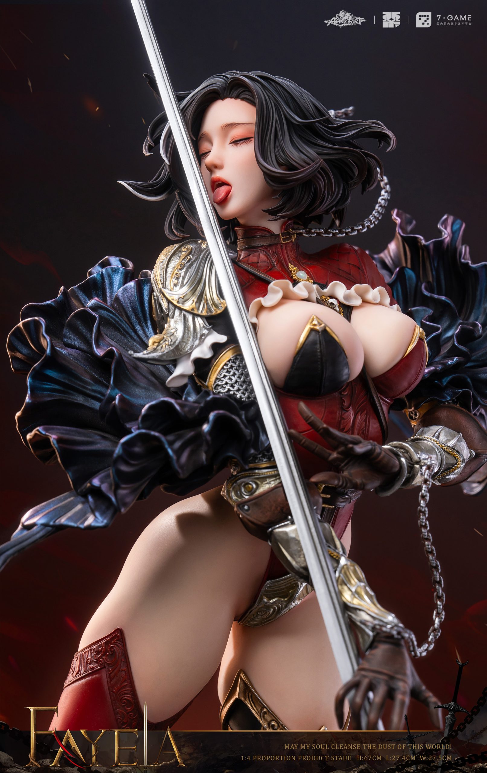 Original AmerFort Sacrifice Knight Fayela (Licensed) Statue GK-PJ Studio Pre-sale