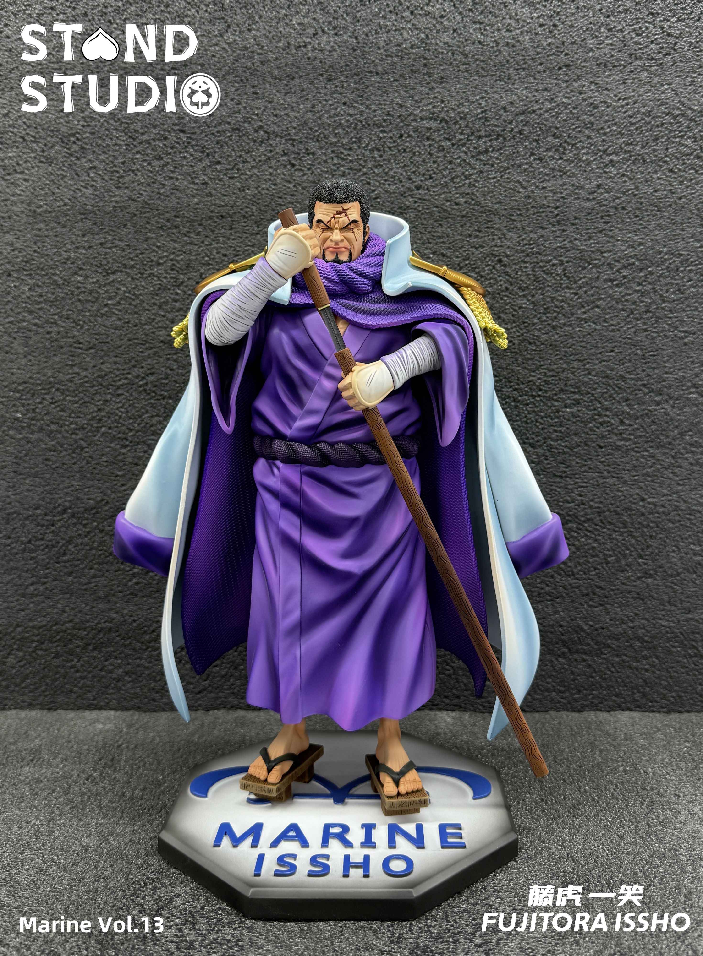 One Piece Navy Series #13 Issho Statue GK Figure-Stand Studio Pre-sale