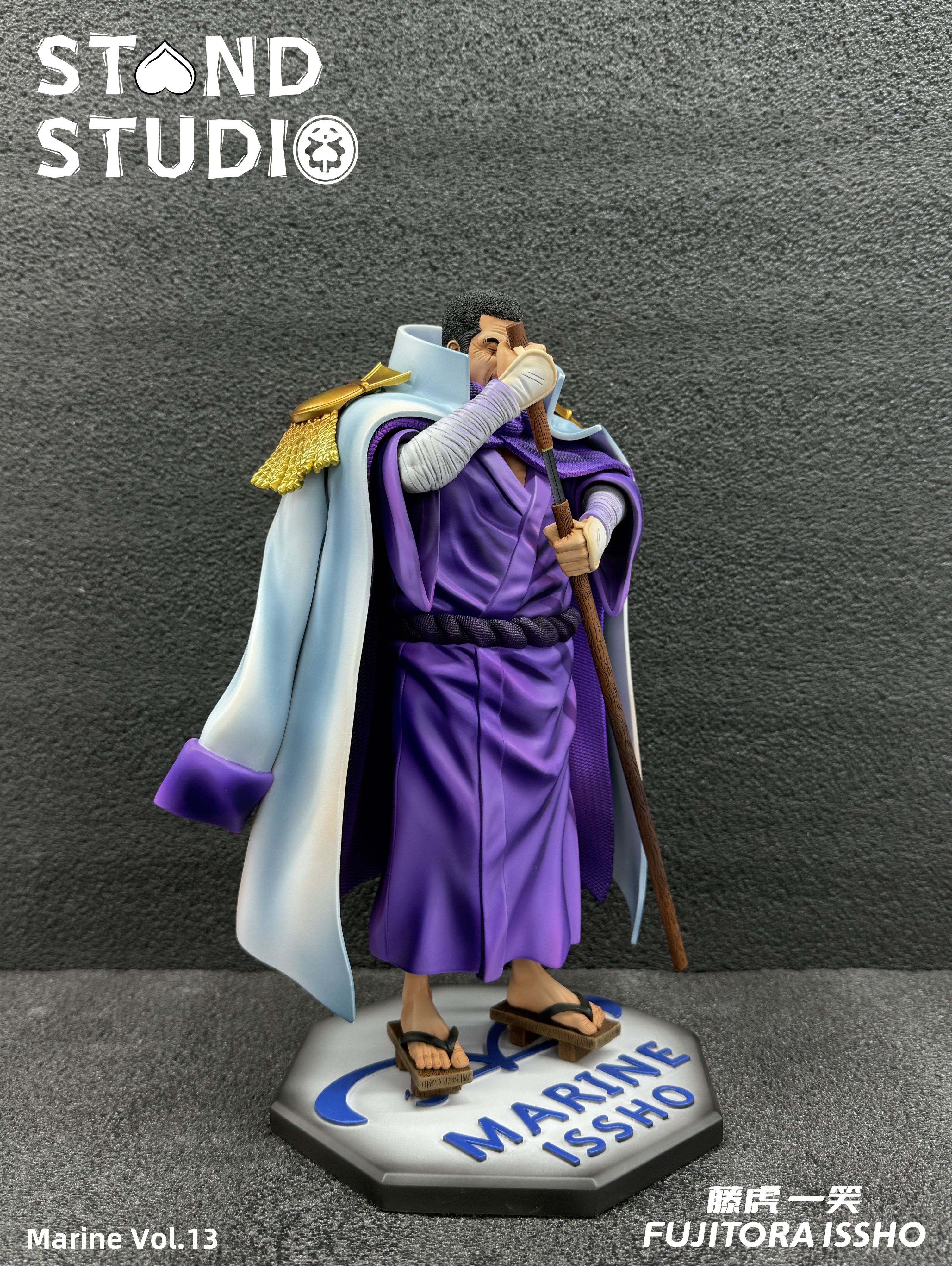 One Piece Navy Series #13 Issho Statue GK Figure-Stand Studio Pre-sale