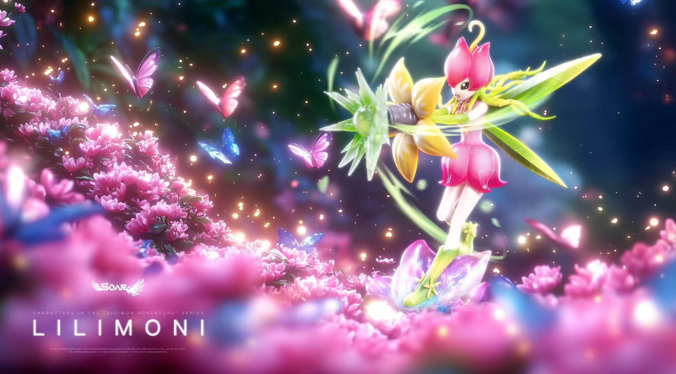 Digimon Lilimon Statue GK Figure (Licensed)-Soar Studio Pre-sale