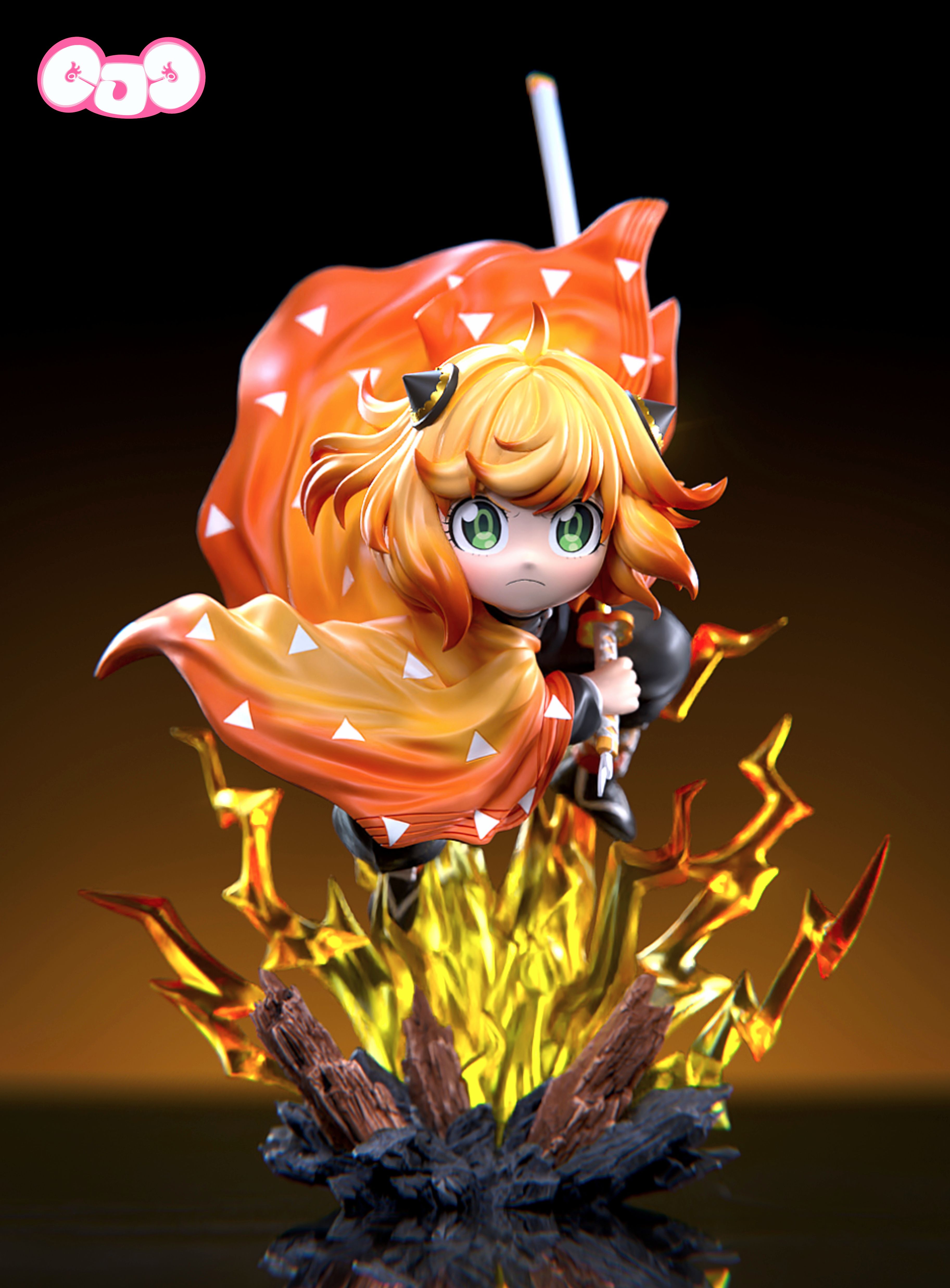 Spy x Family Anya cos Zenitsu Agatsuma STATUE GK-GJJ Studio Pre-sale