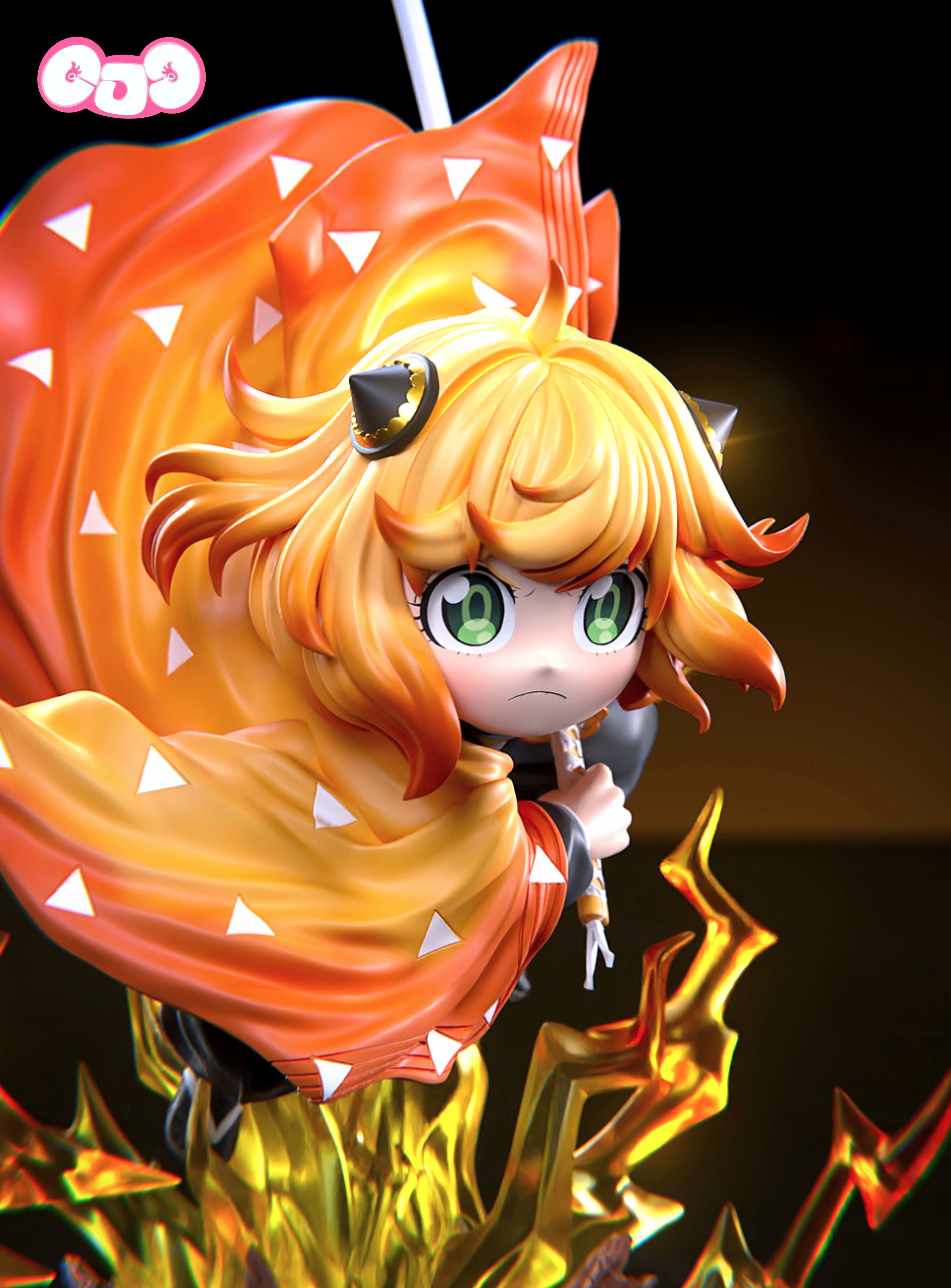 Spy x Family Anya cos Zenitsu Agatsuma STATUE GK-GJJ Studio Pre-sale