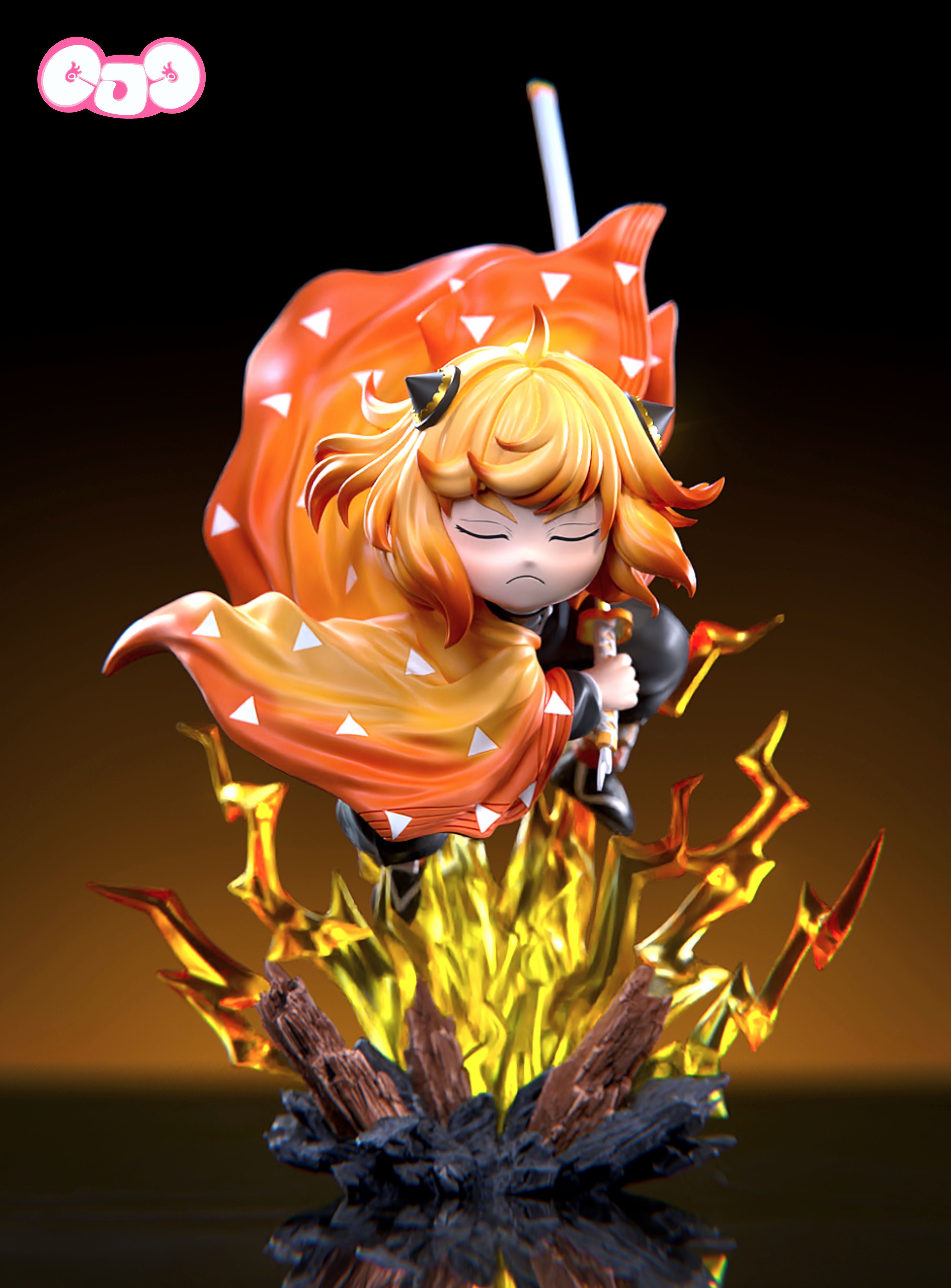 Spy x Family Anya cos Zenitsu Agatsuma STATUE GK-GJJ Studio Pre-sale