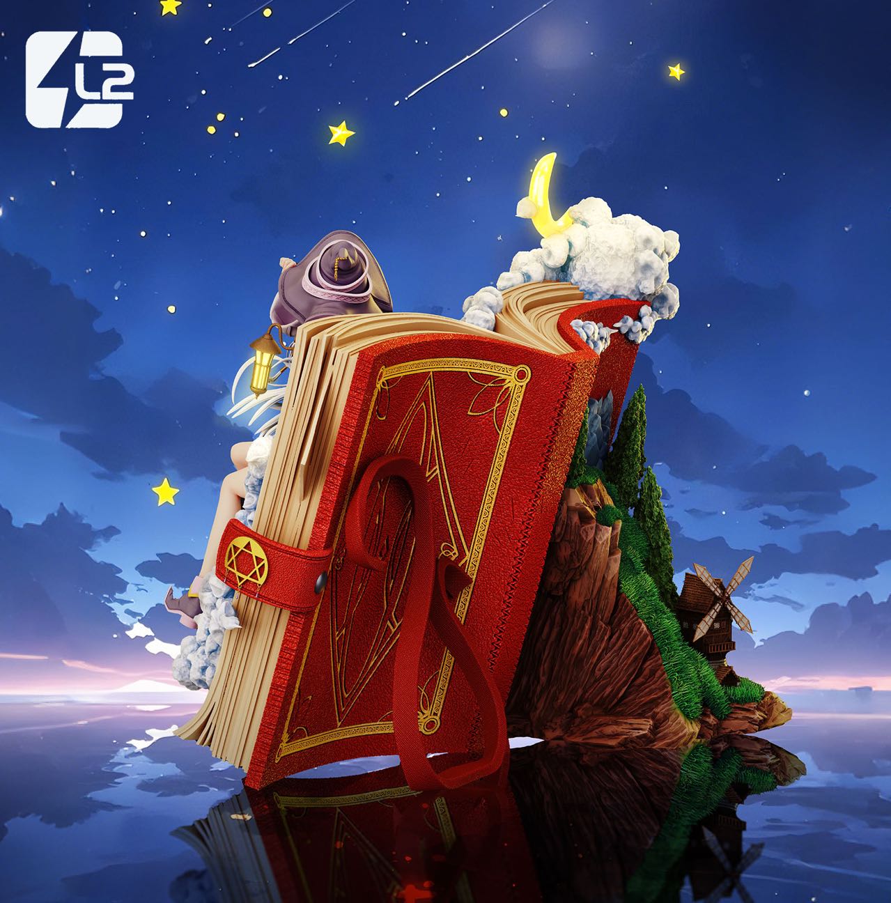  Wandering Witch: The Journey of Elaina Elaina Travel log Statue GK Figure-l2 Studio Pre-sale