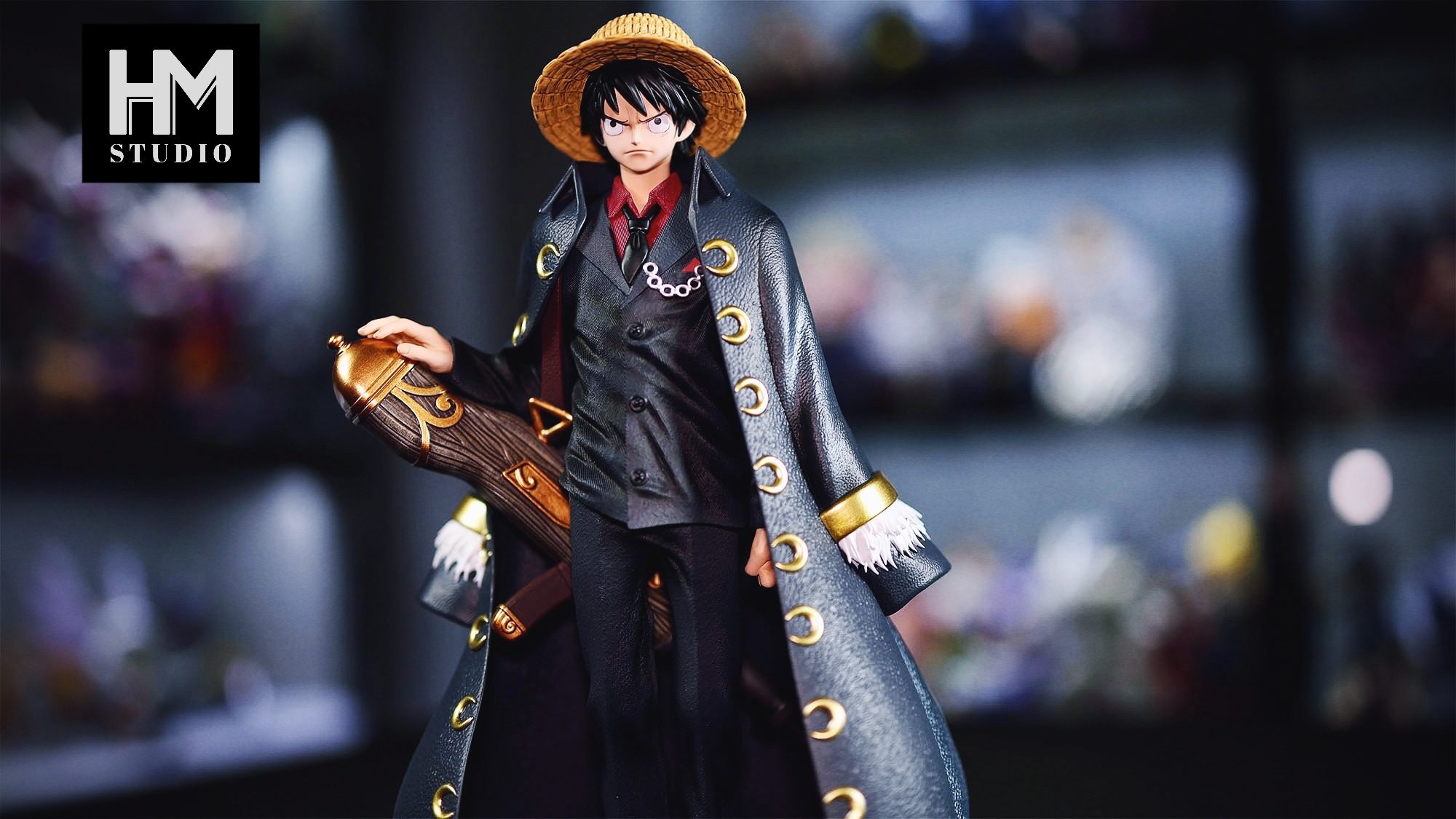 One Piece Luffy Pirates Resonance #1 Black Luffy Statue GK Figure -HM Studio Pre-sale