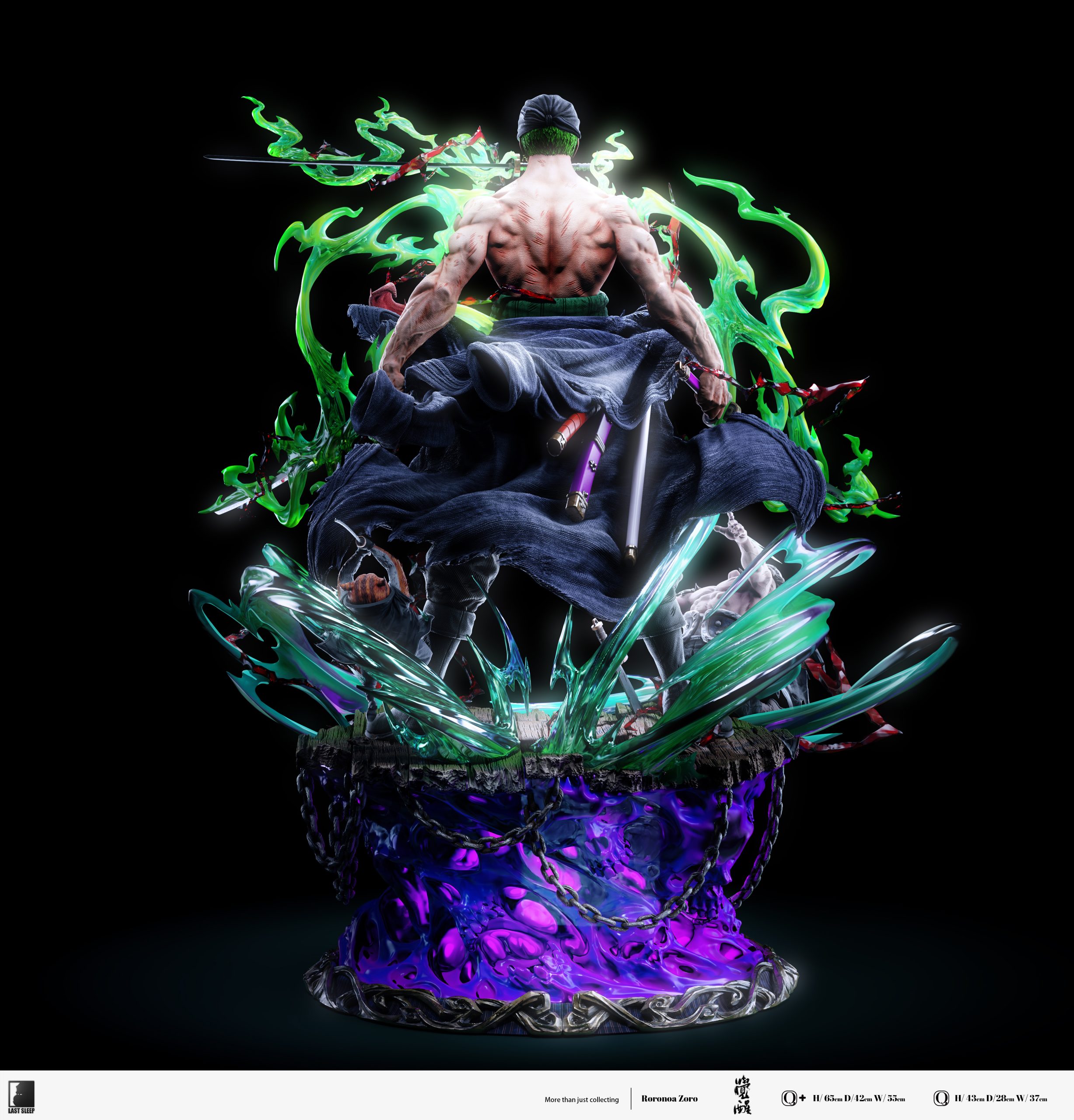 One Piece Awakening Zoro Statue (GK) Figure-LAST SLEEP Studio Pre-sale