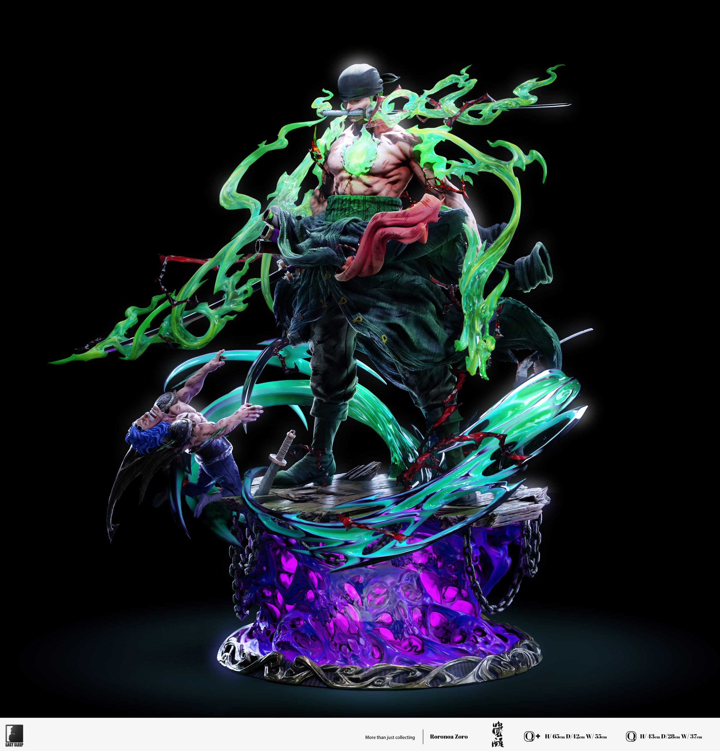 One Piece Awakening Zoro Statue (GK) Figure-LAST SLEEP Studio Pre-sale