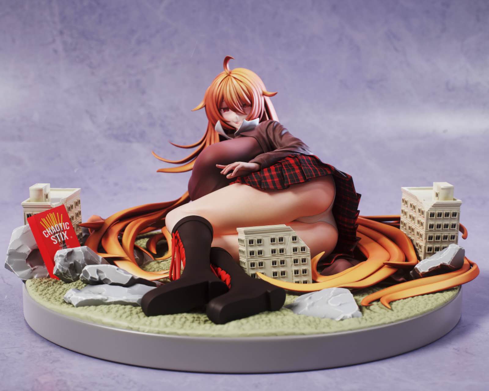 VTuber Chaotic Hellheaven Statue (GK)(Adult 18+)-Homura Studio Pre-Order