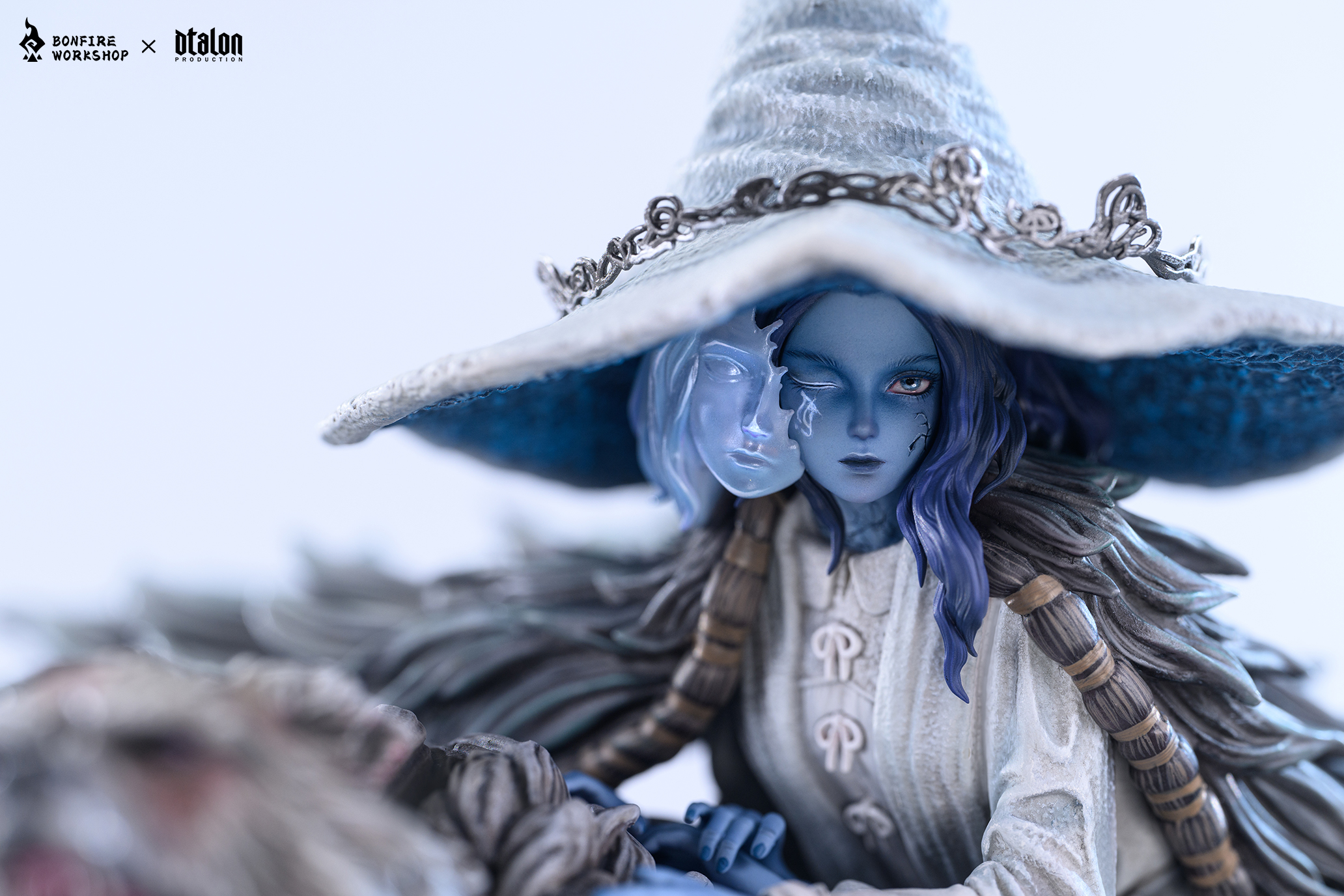 Elden Ring Ranni & Blaidd the Half-Wolf Wolf and Lunar Princess Statue GK-BONFIRE Studio Pre-sale