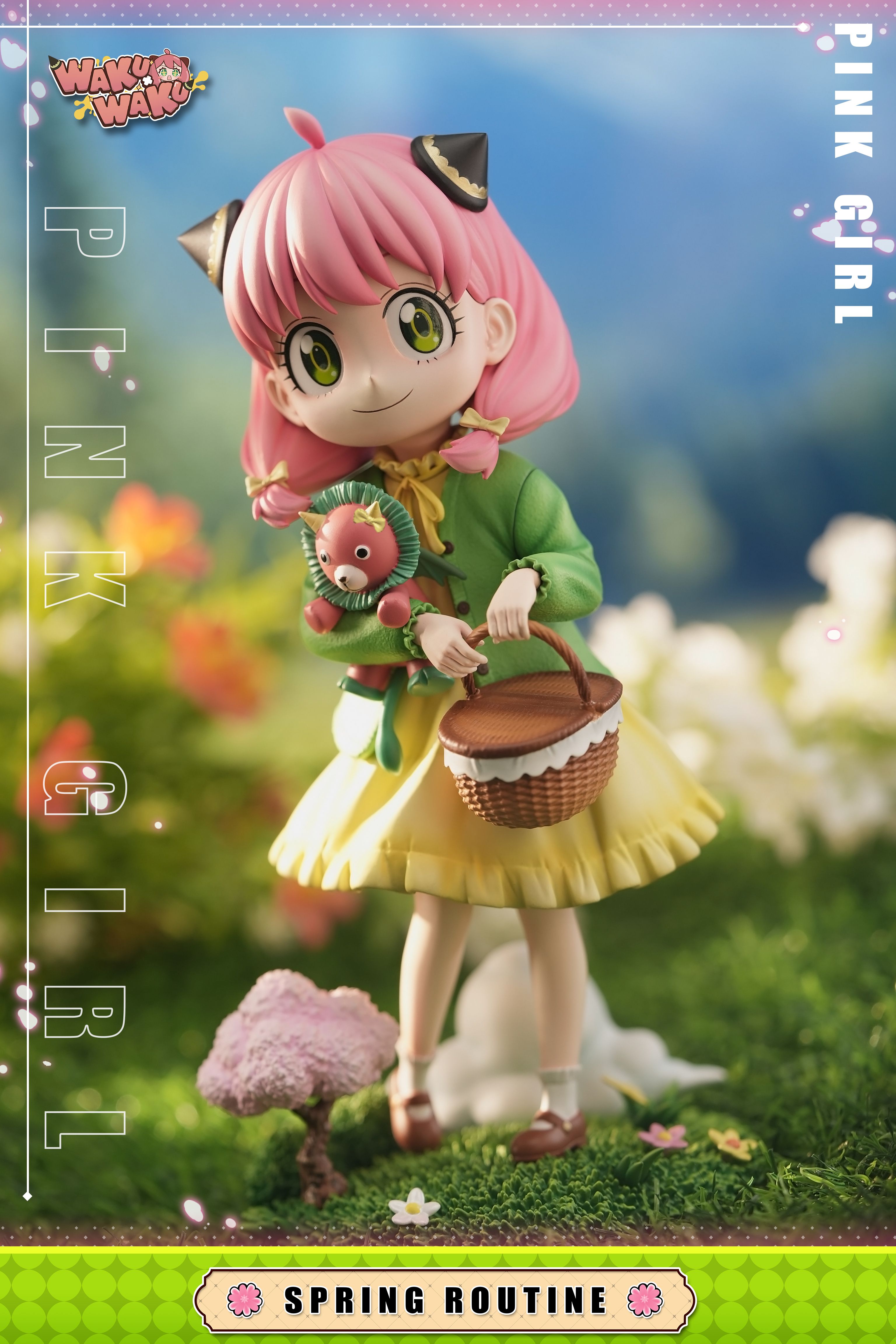 Spy x Family-Four Seasons Spring Daughter Anya Forger Statue GK-WakuWaku Studio Pre-sale