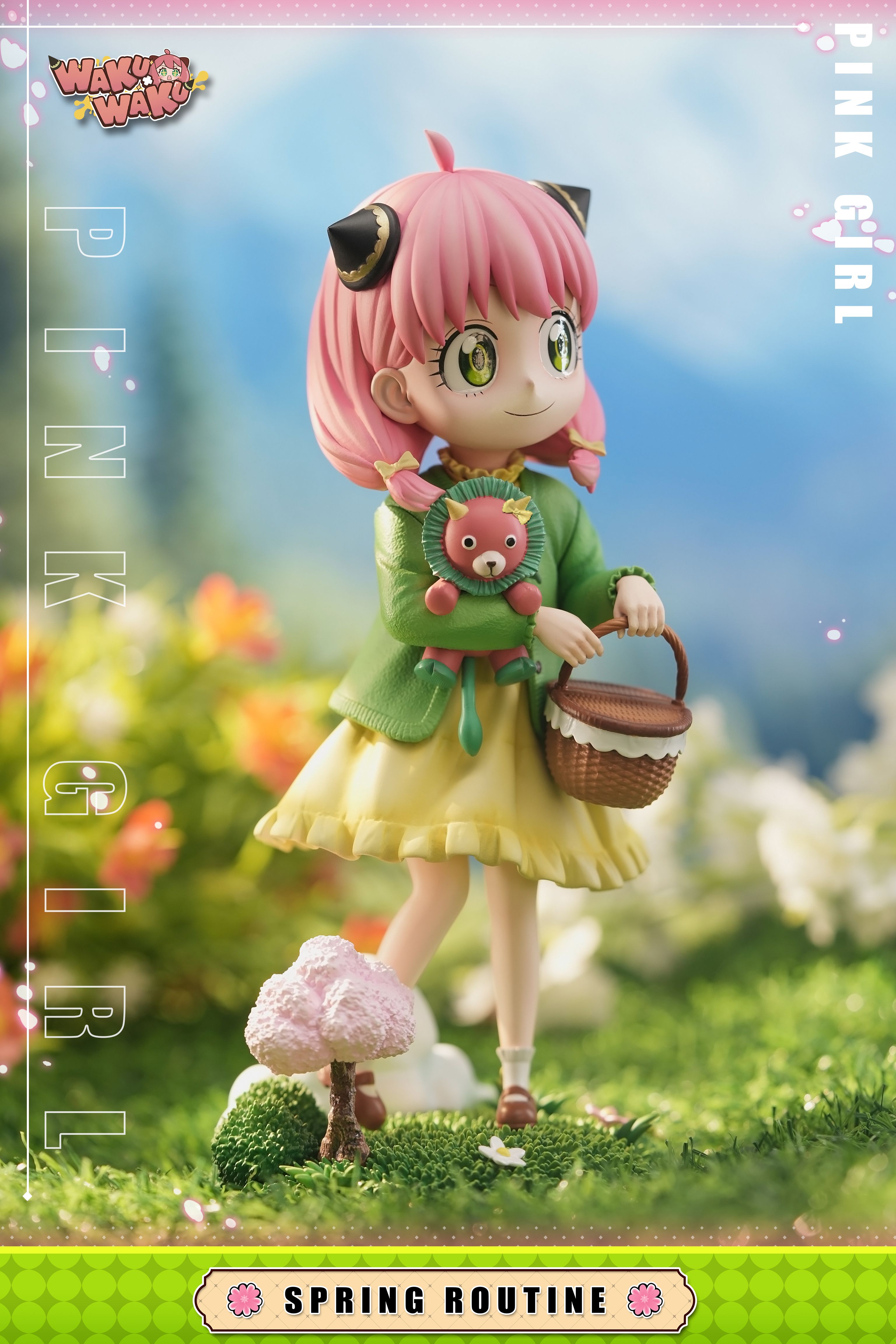Spy x Family-Four Seasons Spring Daughter Anya Forger Statue GK-WakuWaku Studio Pre-sale
