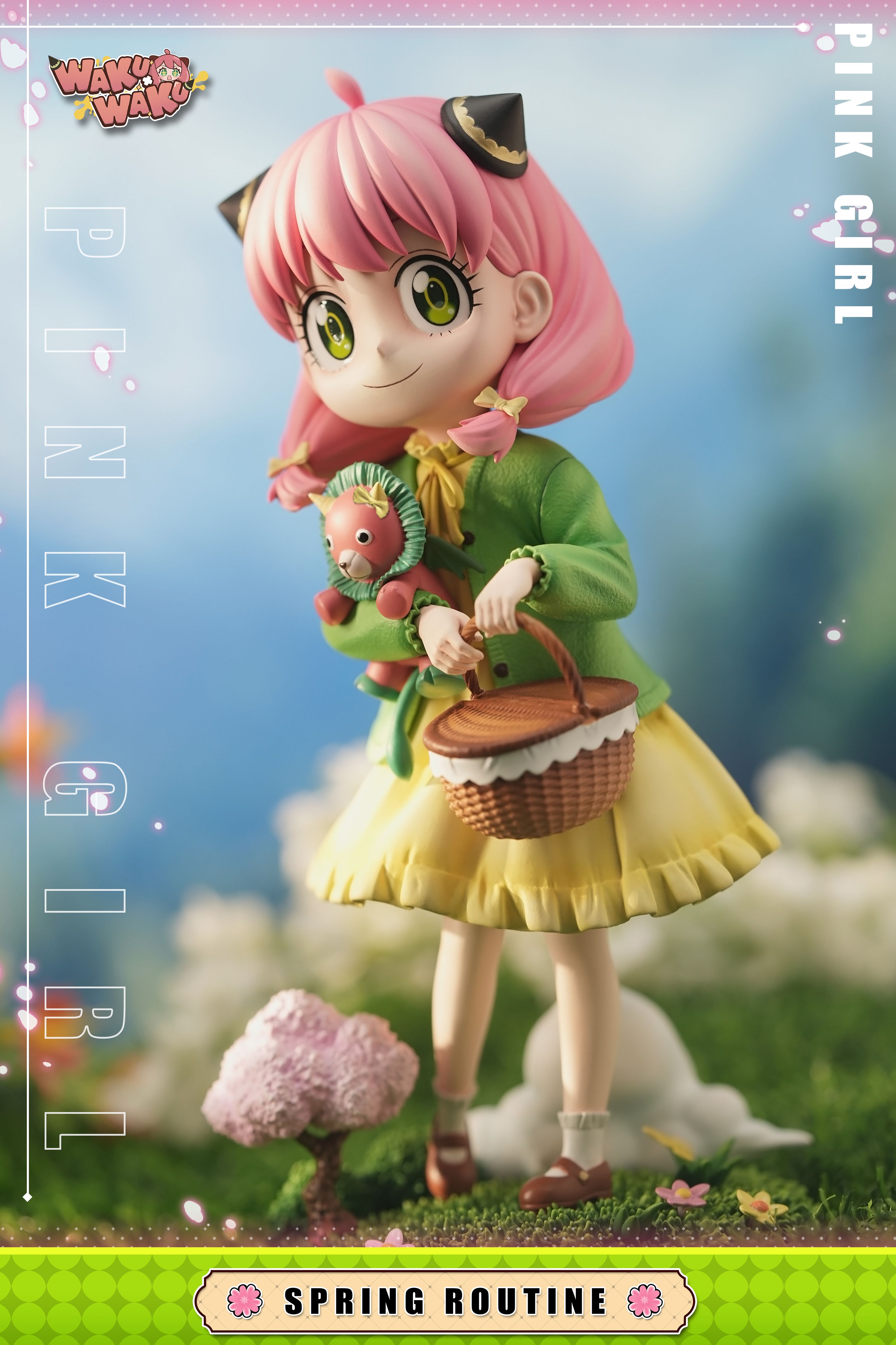Spy x Family-Four Seasons Spring Daughter Anya Forger Statue GK-WakuWaku Studio Pre-sale